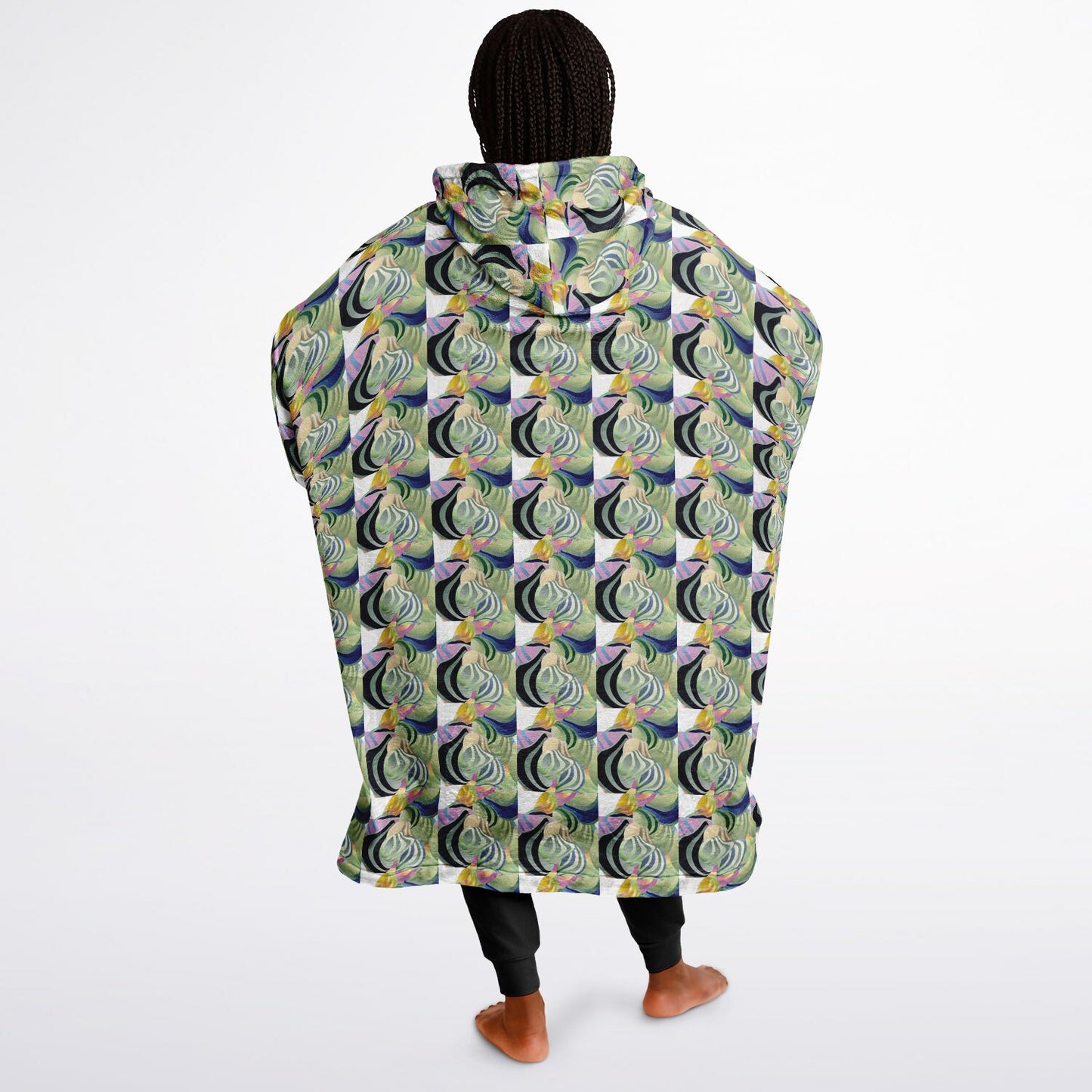 Snug Hoodie Economy - AOP Kukloso Ice Cream Swirls No 42 - Free Shipping
