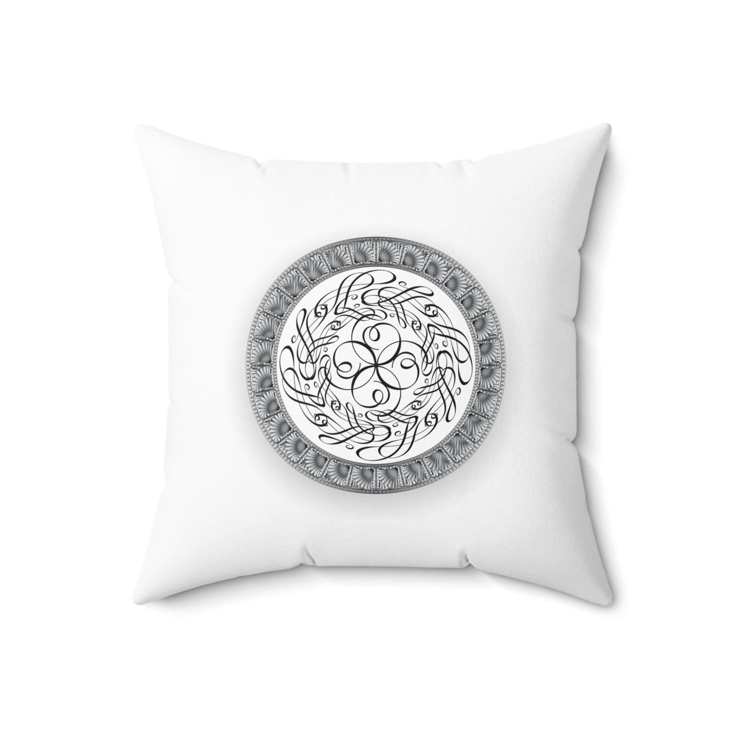 Spun Polyester Square Pillow Kukloso Untitled Graphics No 963 & No 962 - Free Shipping