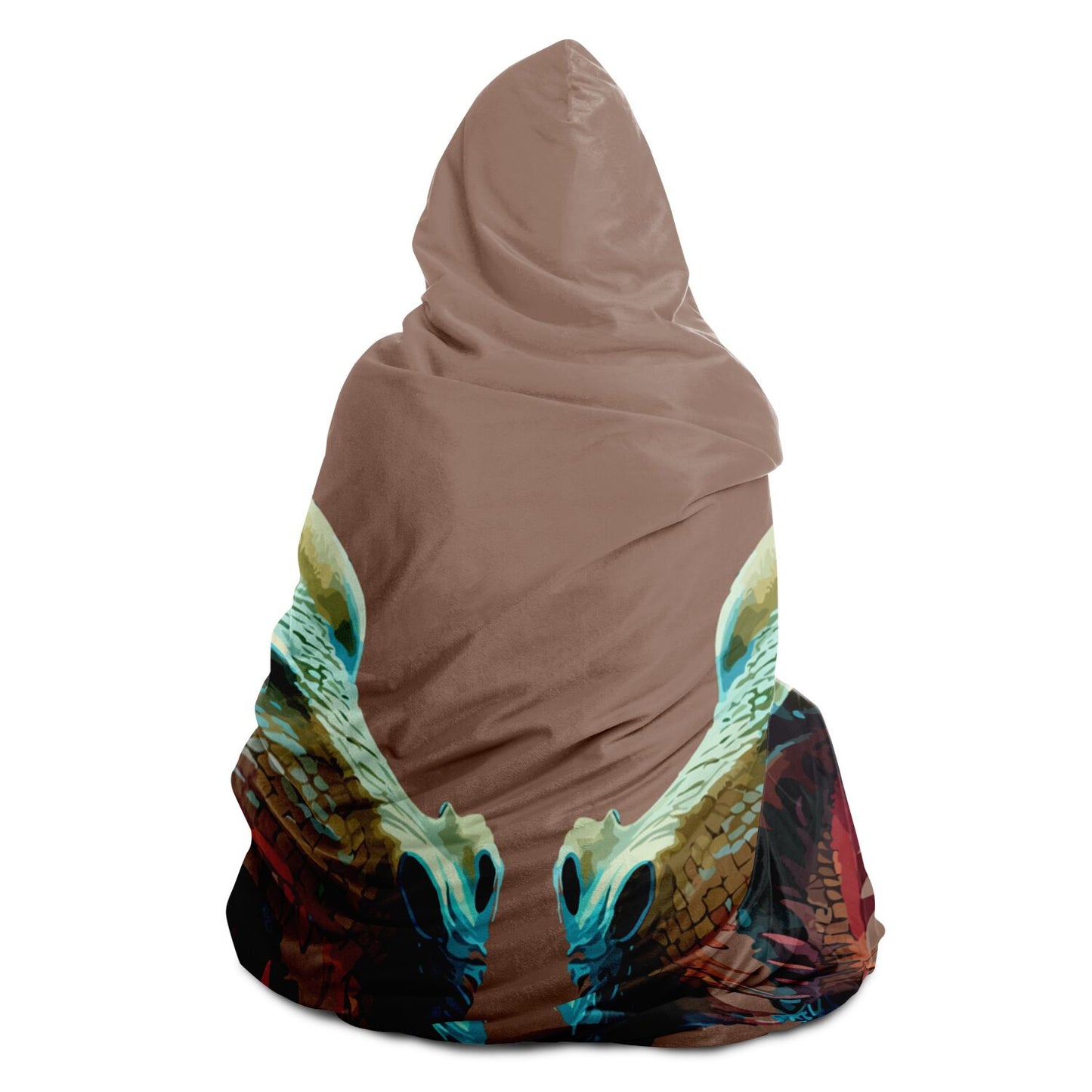 Hooded Blanket - AOP Kukloso Two Dragons No 2 - Free Shipping