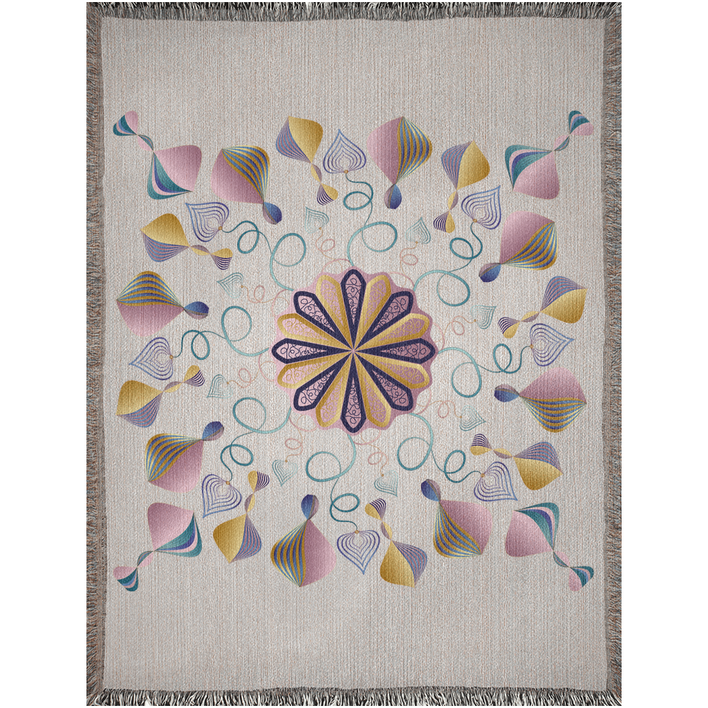 Woven Blankets Kukloso Mandala Kuklos No 4393 - Free Shipping