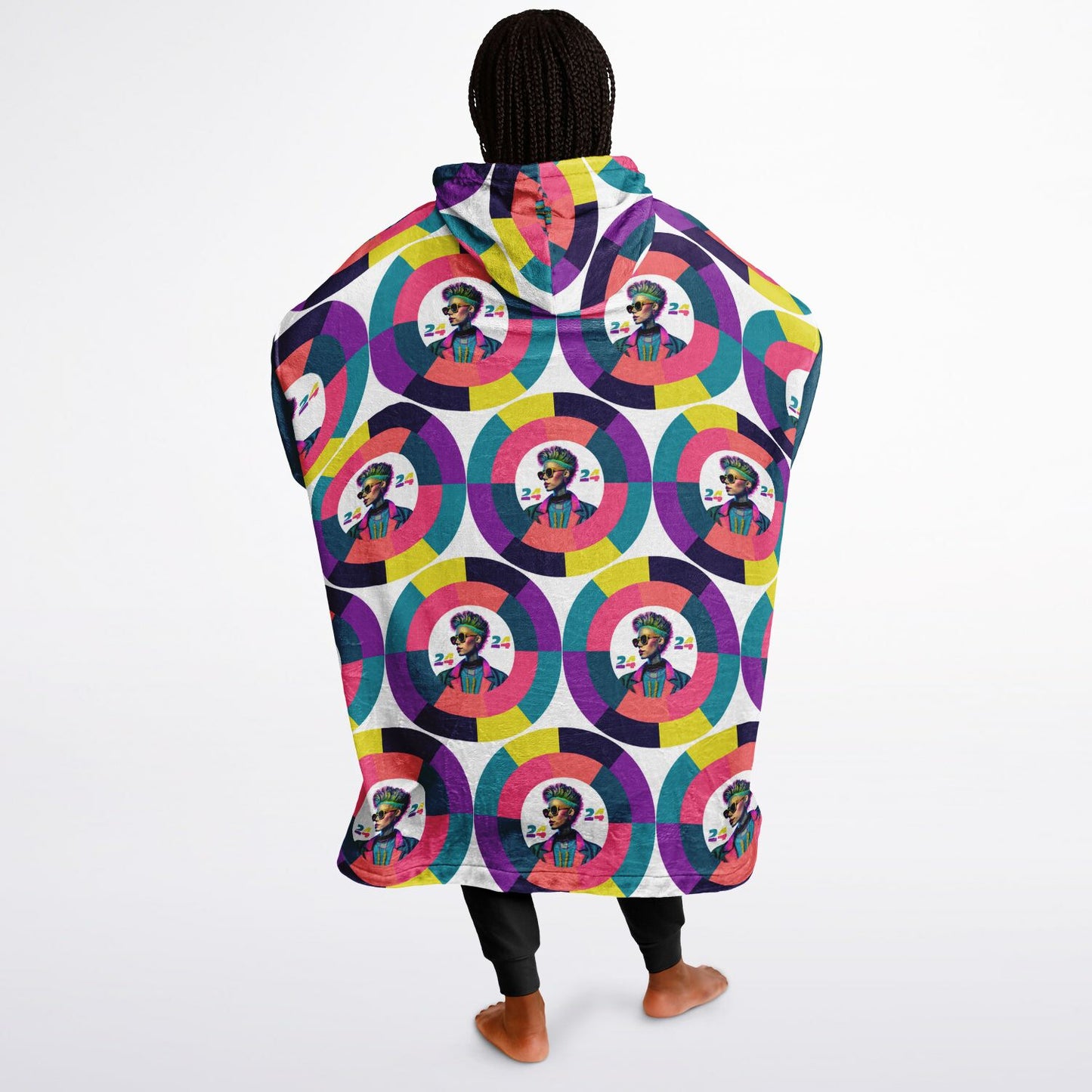 Snug Hoodie Economy - AOP Kukloso Punk Chic No 1 C - Free Shipping