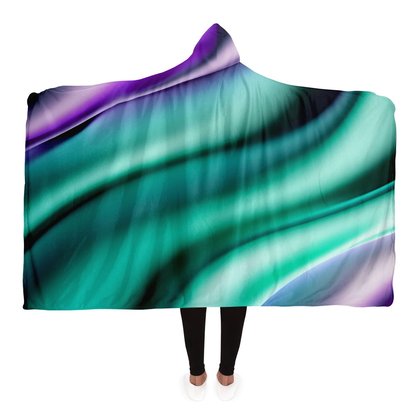 Hooded Blanket - AOP Kukloso Color Flows No 10 - Free Shipping
