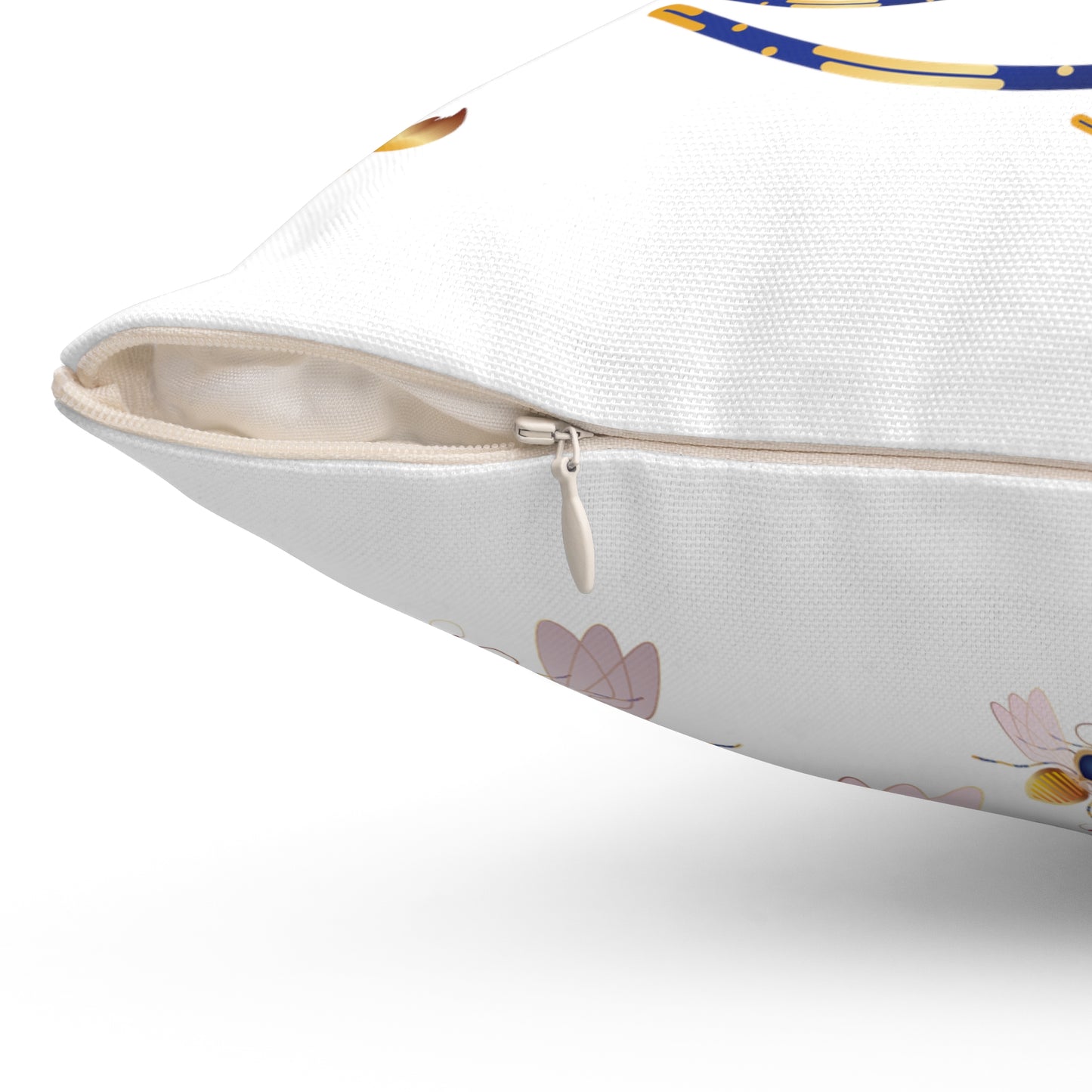 Spun Polyester Square Pillow Kukloso 'Queen Bee' - Free Shipping