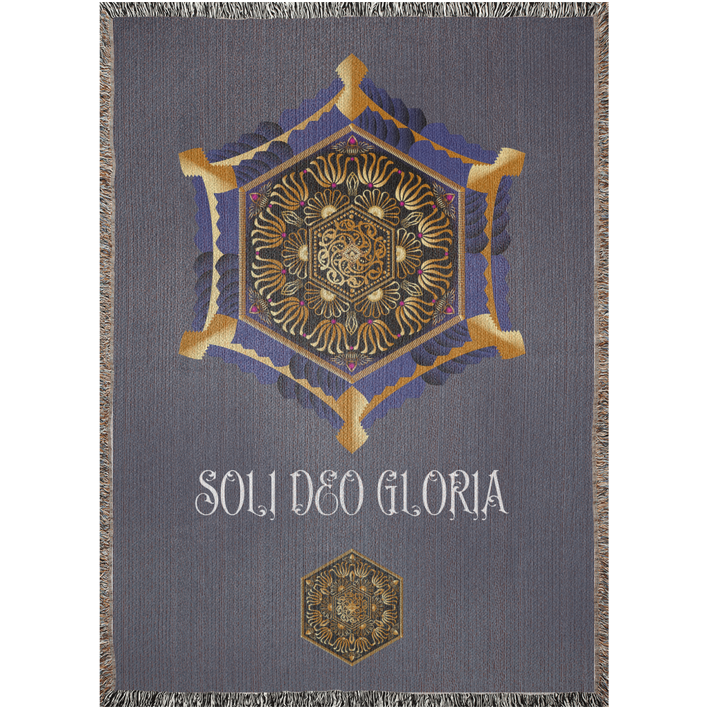 Woven Blankets Kukloso Kuklos No 4427 ' Soli Deo Gloria' - Free Shipping