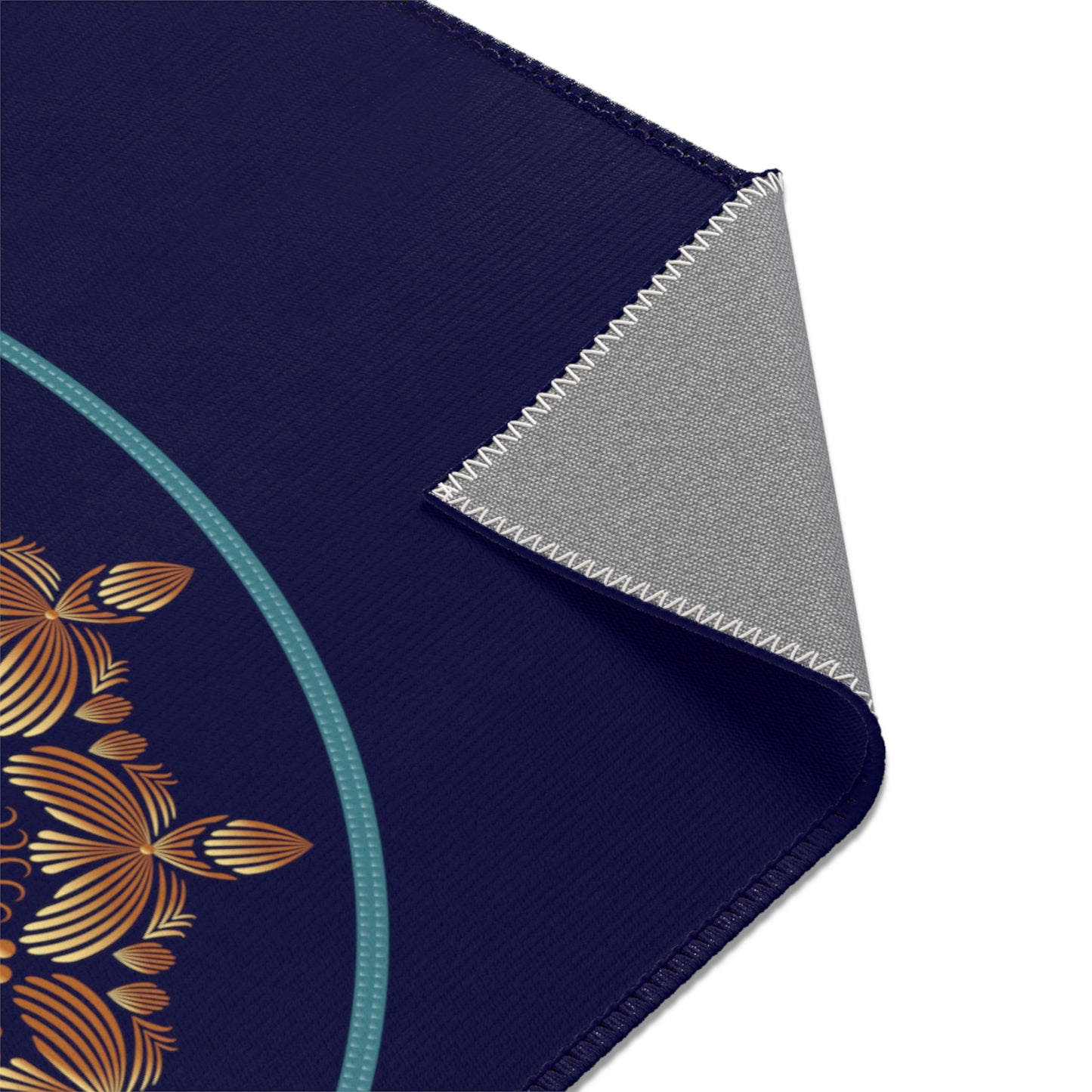 Area Rugs Kukloso Queen Bee Gold on Navy - Free Shipping