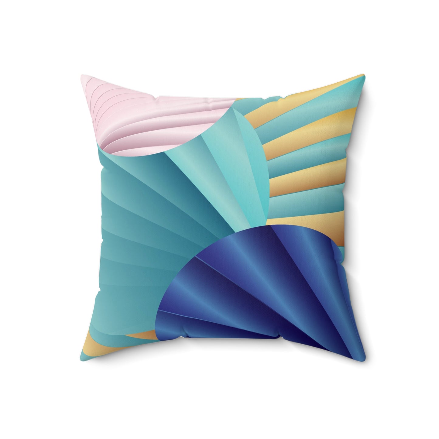Spun Polyester Square Pillow Kukloso Abstractical No 22 - Free Shipping