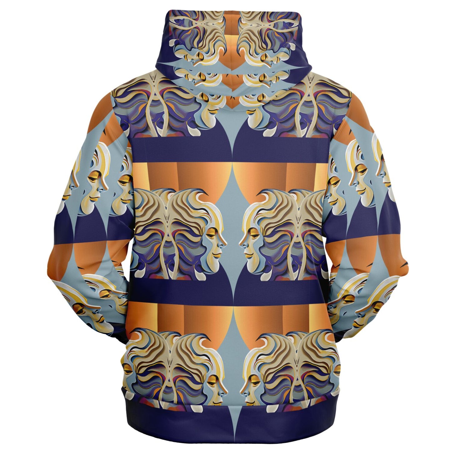 Fashion Zip-Up Hoodie - AOP Kukloso Ancients series No 1 - Free Shipping
