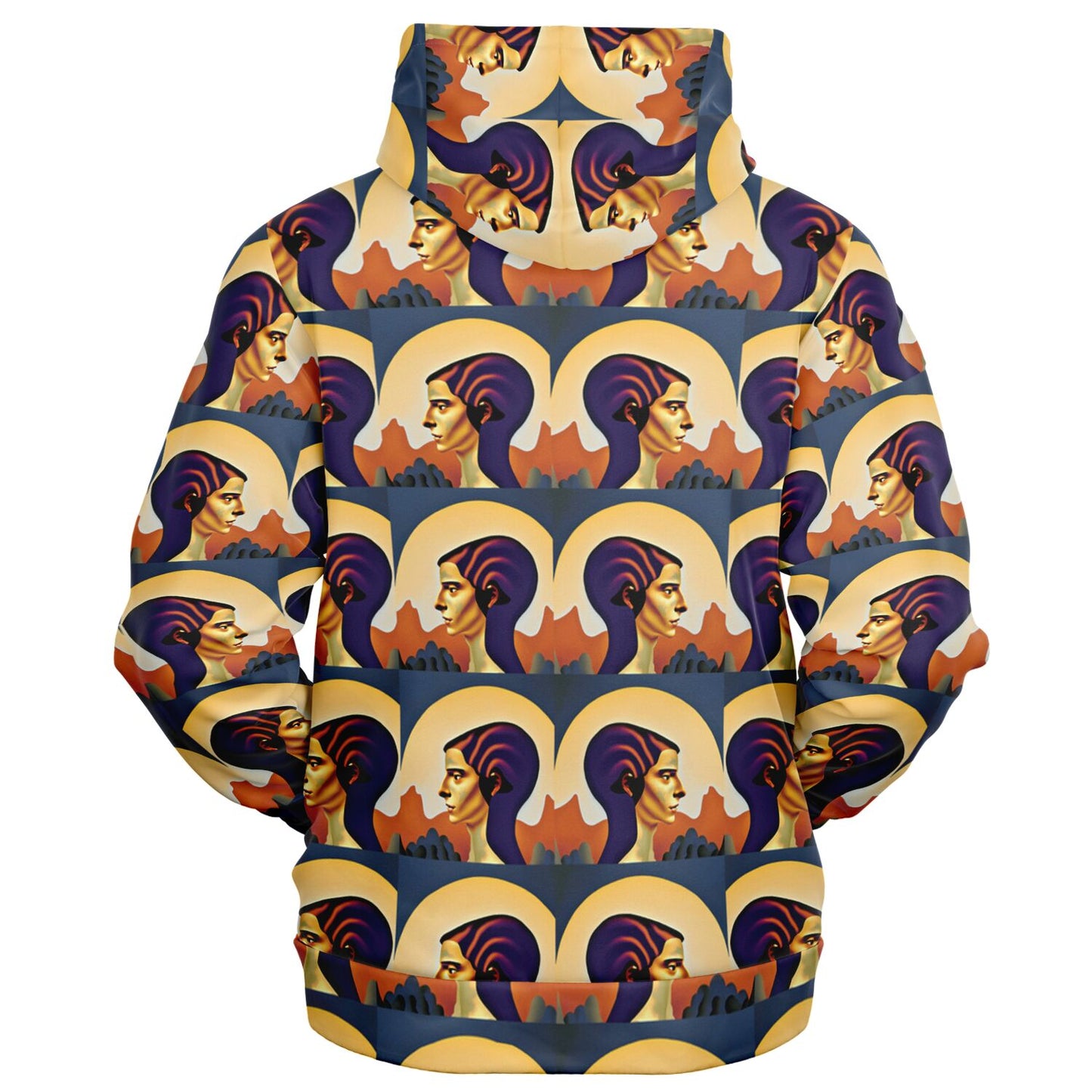Fashion Zip-Up Hoodie - AOP Kukloso Ancients series No 2 - Free Shipping