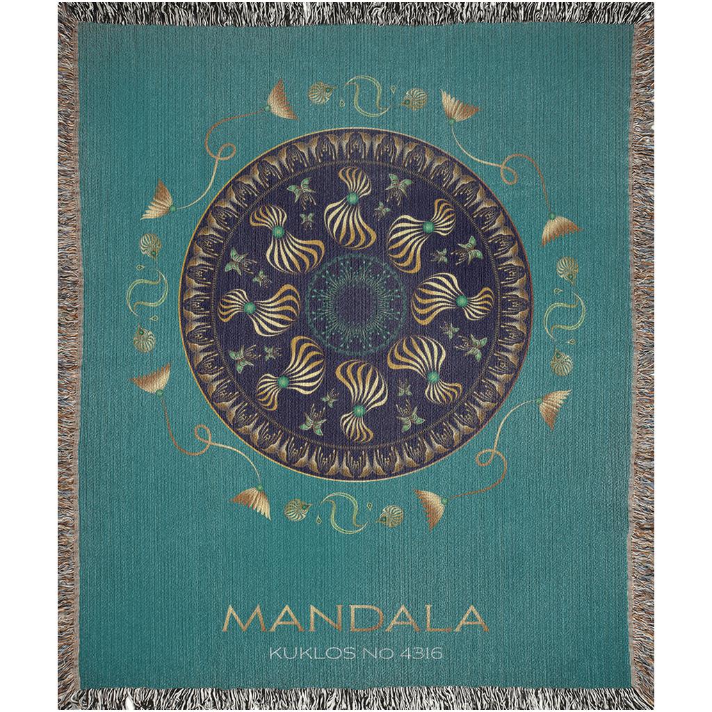 Woven BlanketsKukloso Kuklos No 4316 Mandala - Free Shipping