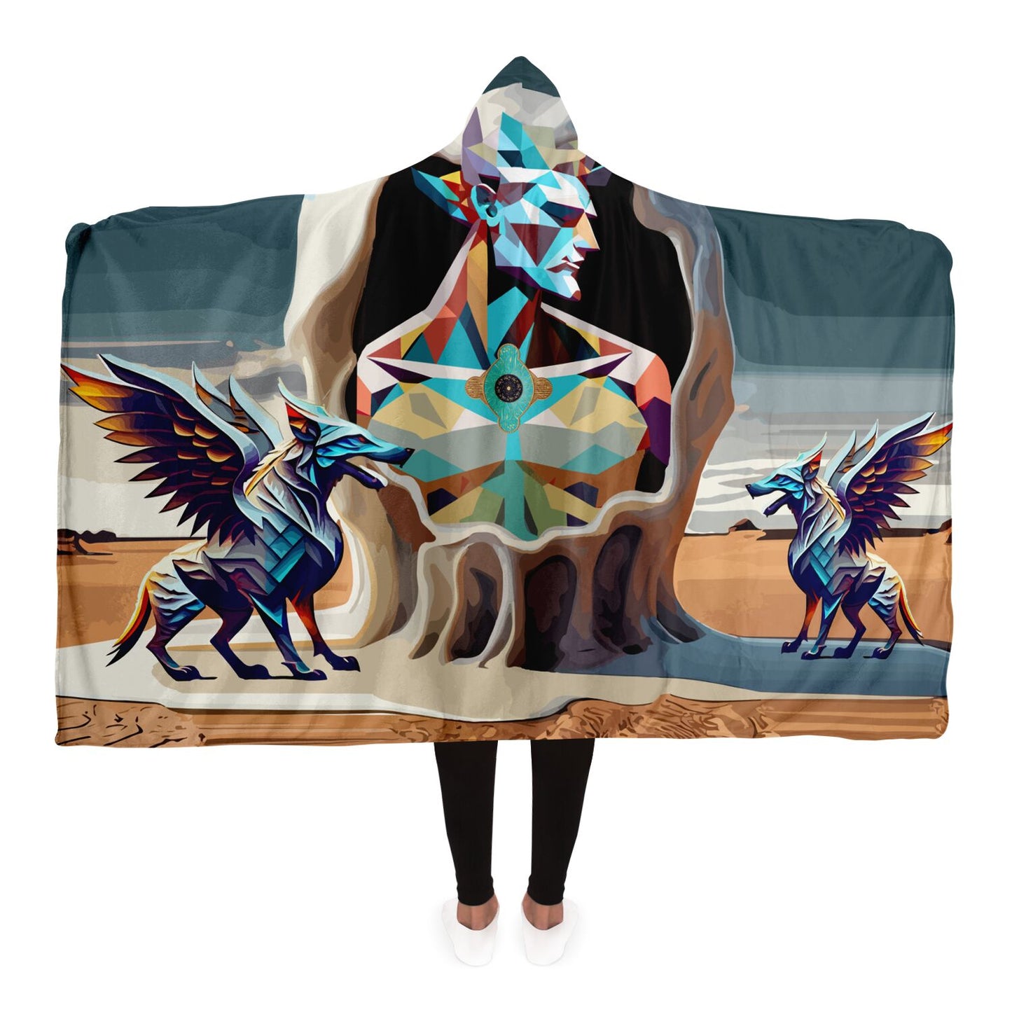 Hooded Blanket - AOP Kukloso Gryphons on Guard Free Shipping