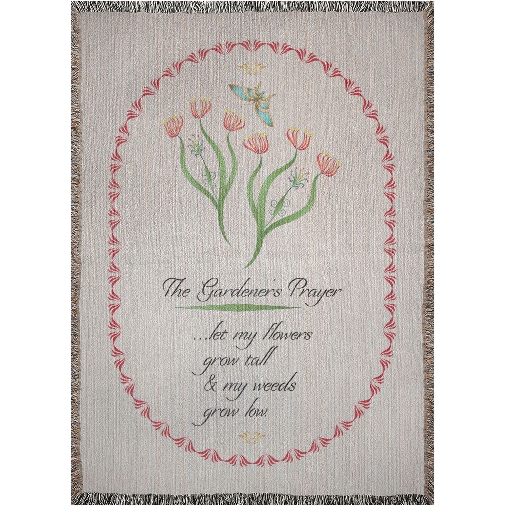 Woven Blankets Kukloso 'The Gardener's Prayer' - Free Shipping