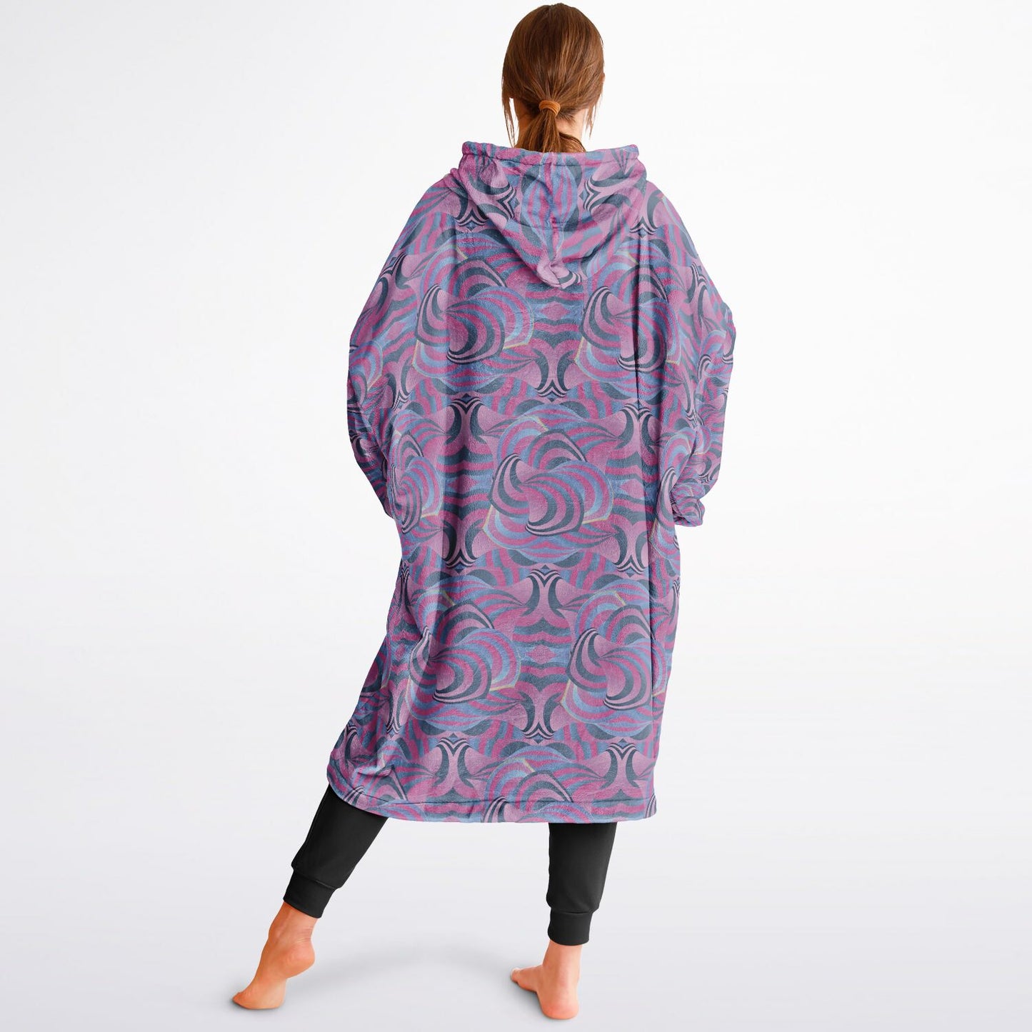 Snug Hoodie Economy - AOP Kukloso Ice Cream Swirls No 40 - Free Shipping
