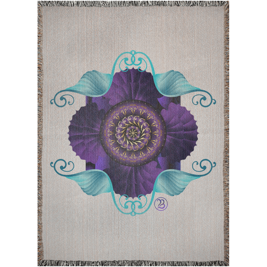 Woven Blankets Kukloso Mandala Kuklos No 4364- Free Shipping