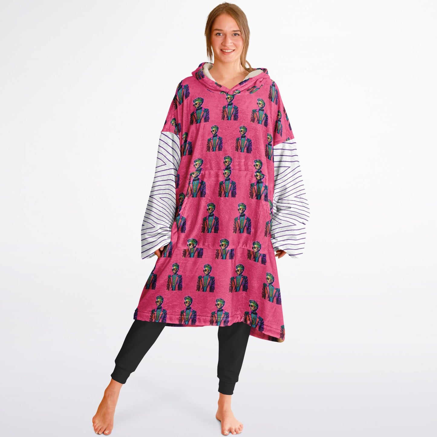 Snug Hoodie Economy - AOP Kukloso Punk Chic No 1 G - Free Shipping