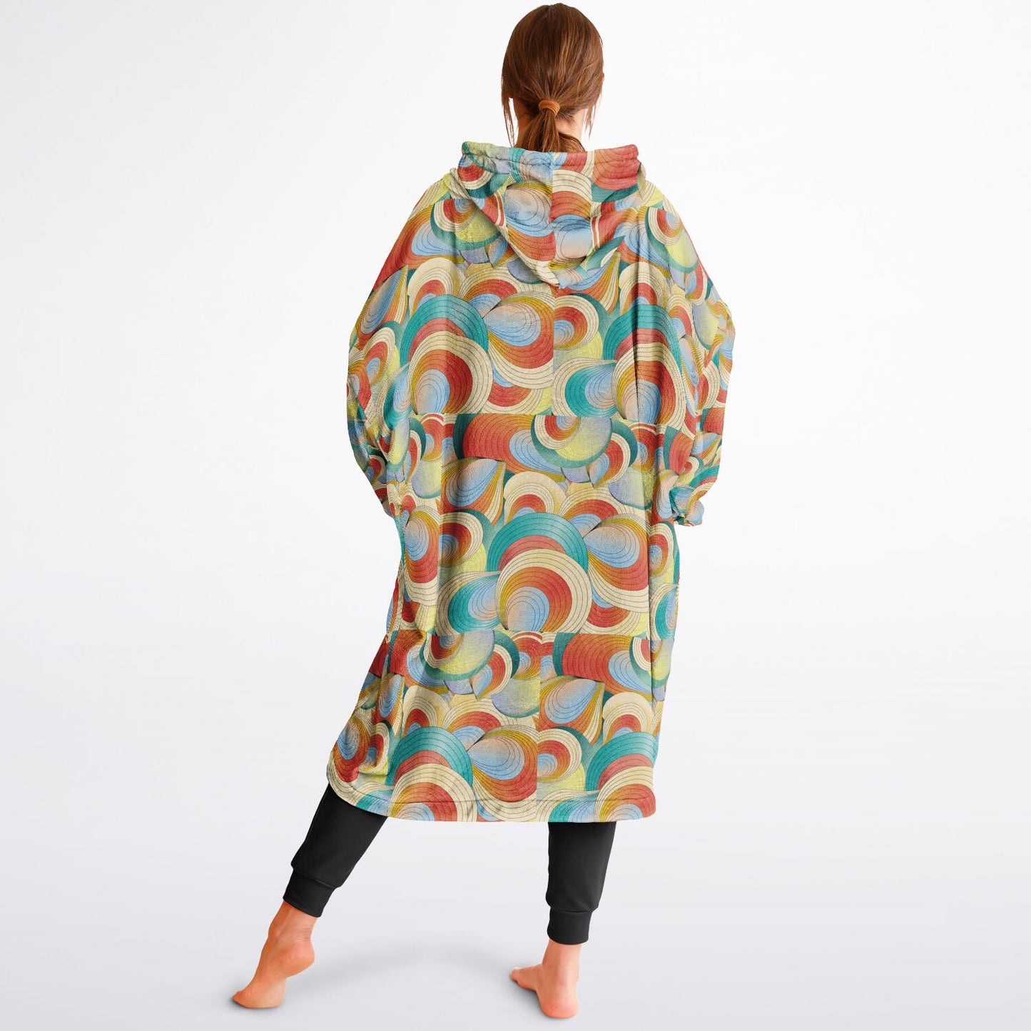 Snug Hoodie Economy - AOP Kukloso Ice Cream Swirls No 60 - Free Shipping