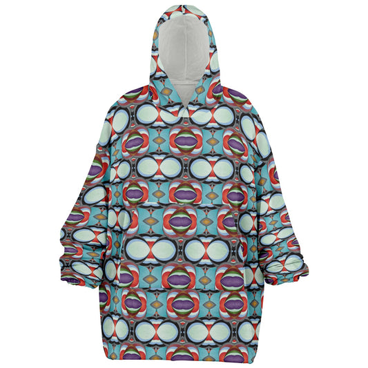 Snug Hoodie Economy - AOP Kukloso Ice Cream Swirls No 52 - Free Shipping