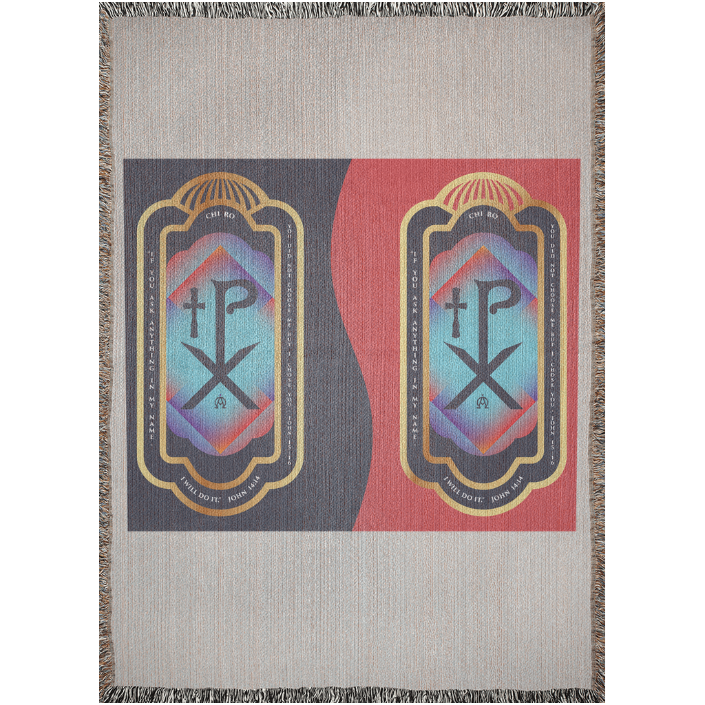 Woven Blankets Kukloso 'PX Christogram No 3' - Free Shipping