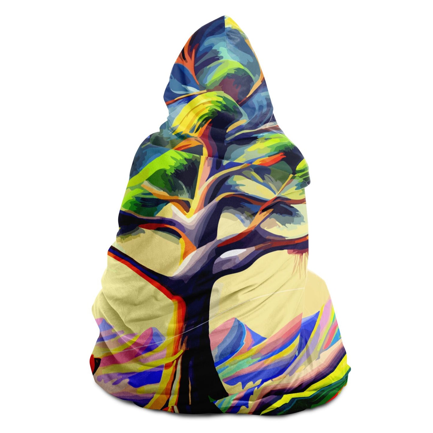 Hooded Blanket - AOP Kukloso Girl with a Kite No 2 Free Shipping