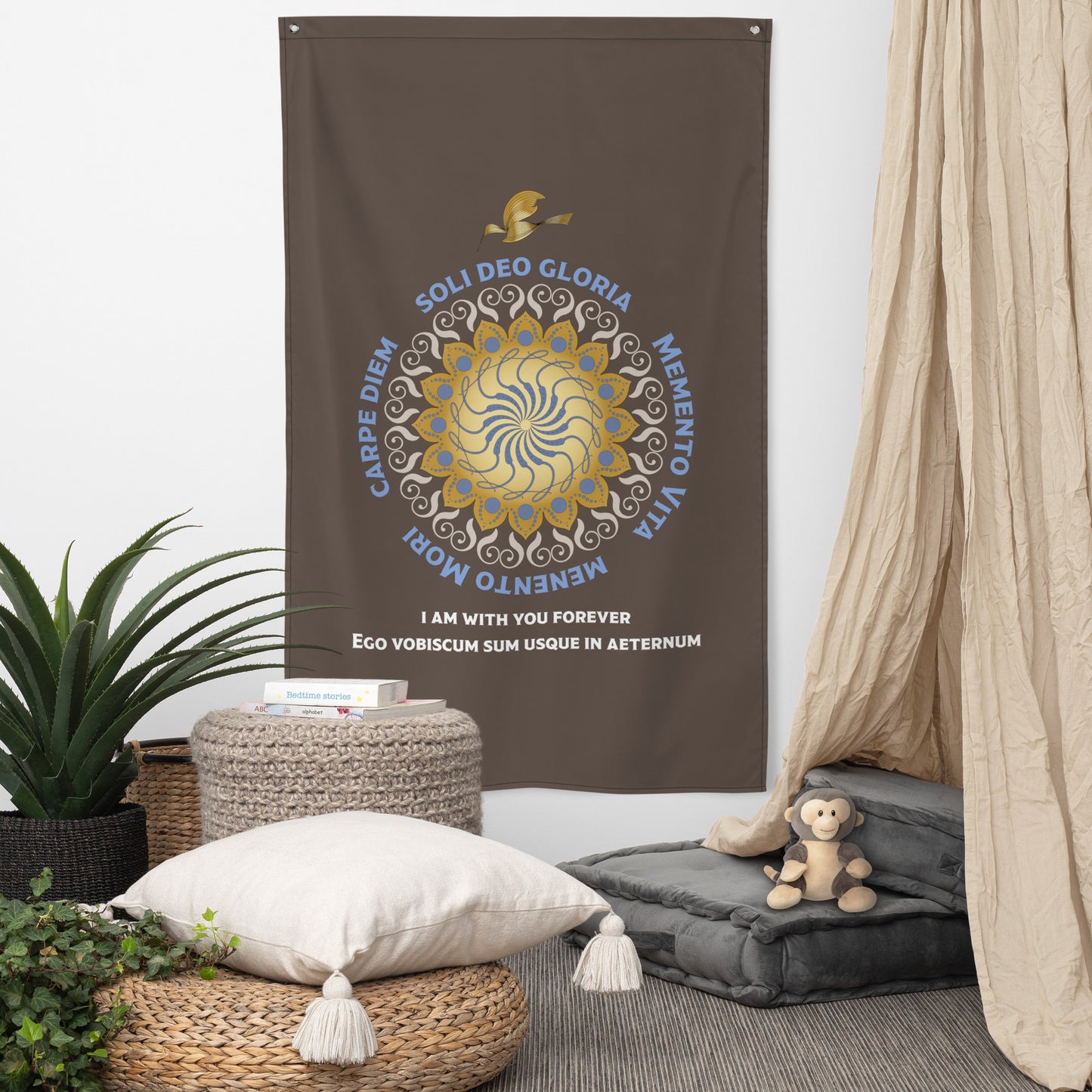 Flag Kukloso Mandala No 4237 Soli Deo Gloria Free Shipping