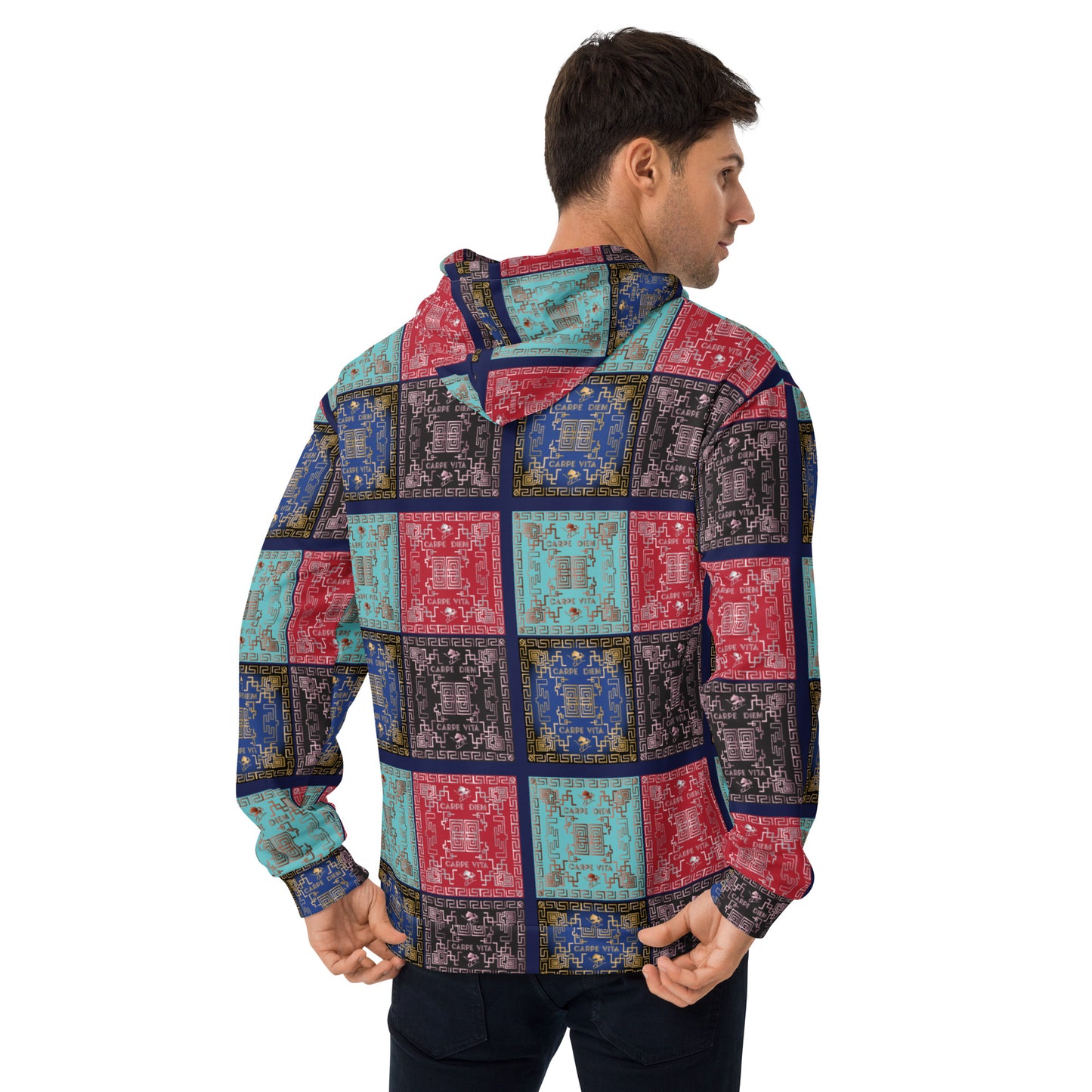Unisex Hoodie Kukloso Greek Border No 50 No 1 - Free Shipping