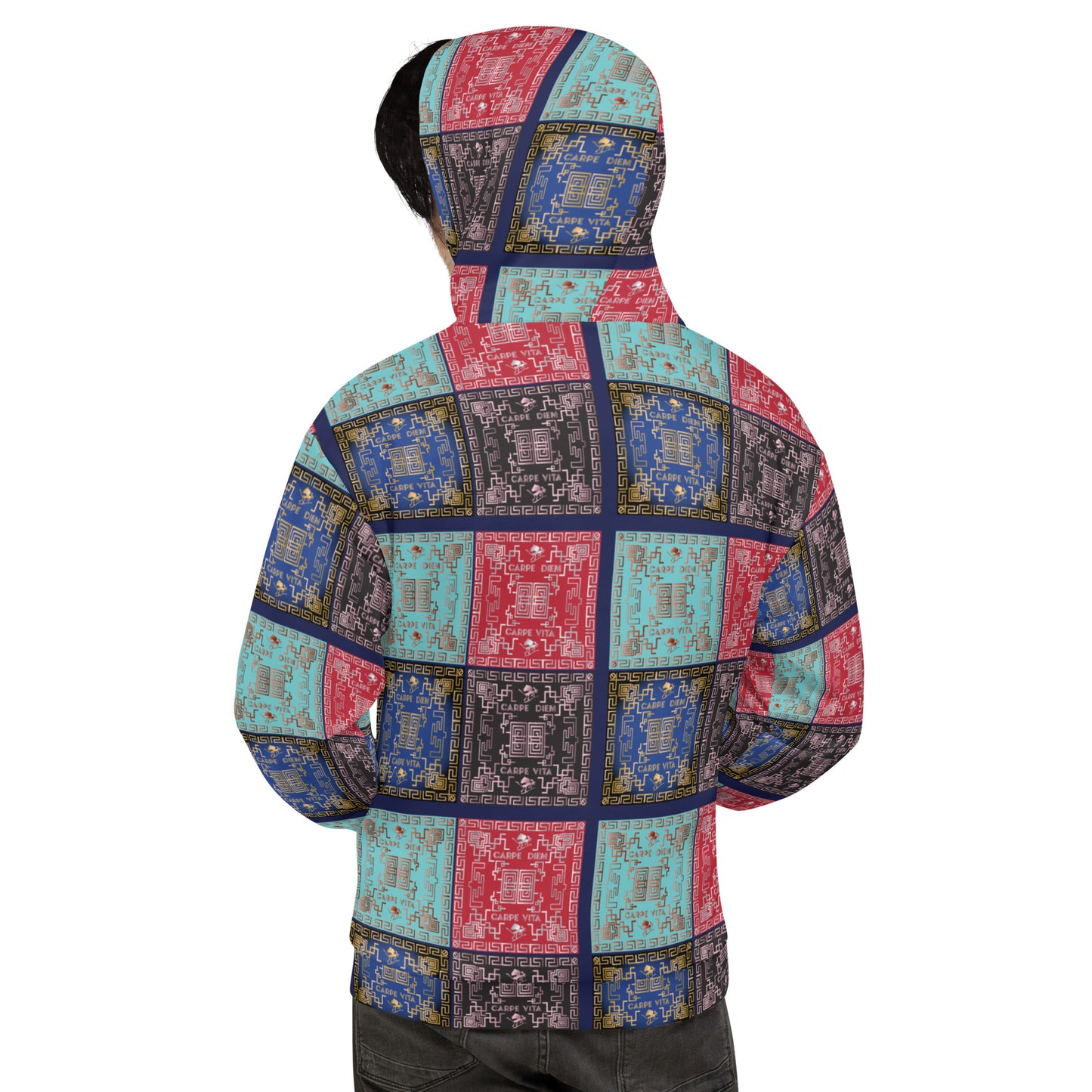 Unisex Hoodie Kukloso Greek Border No 50 No 1 - Free Shipping