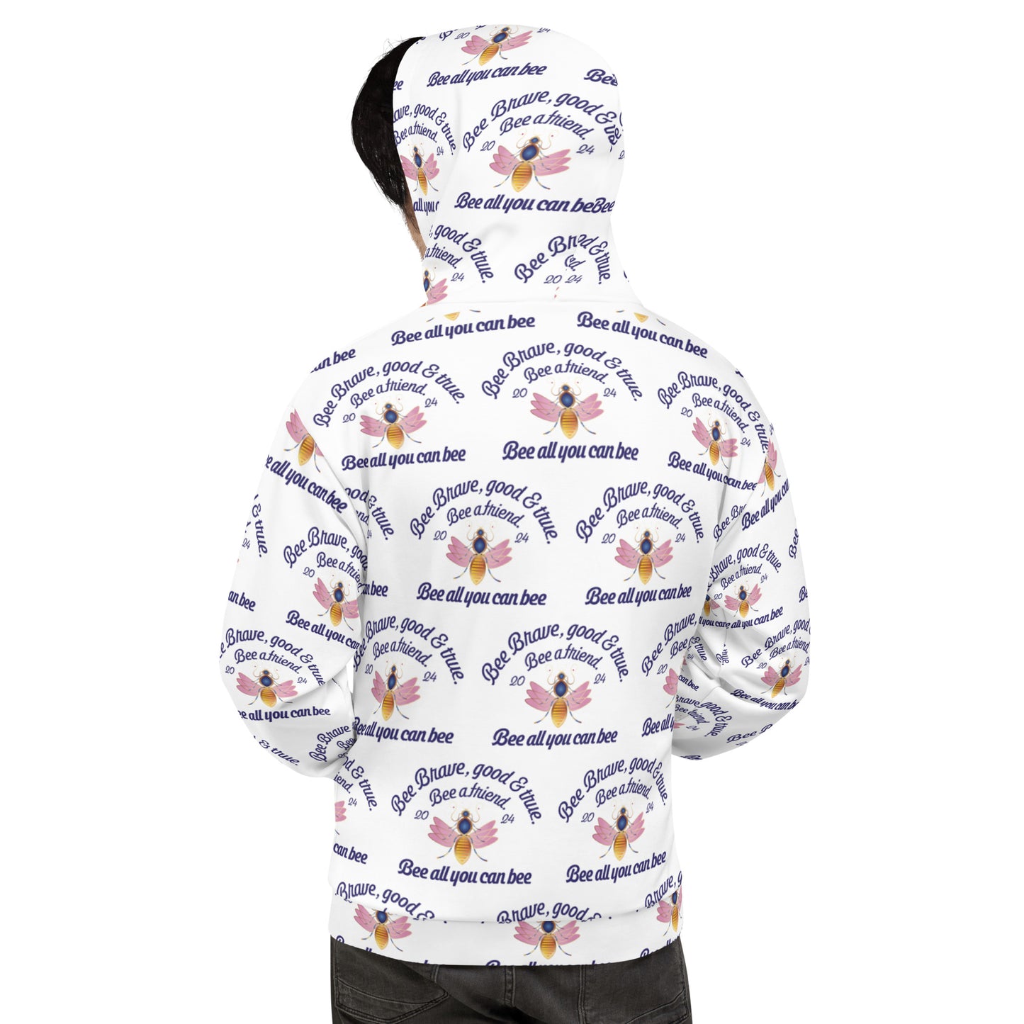 Unisex Hoodie Kukloso Bee Brave Good & True - free Shipping