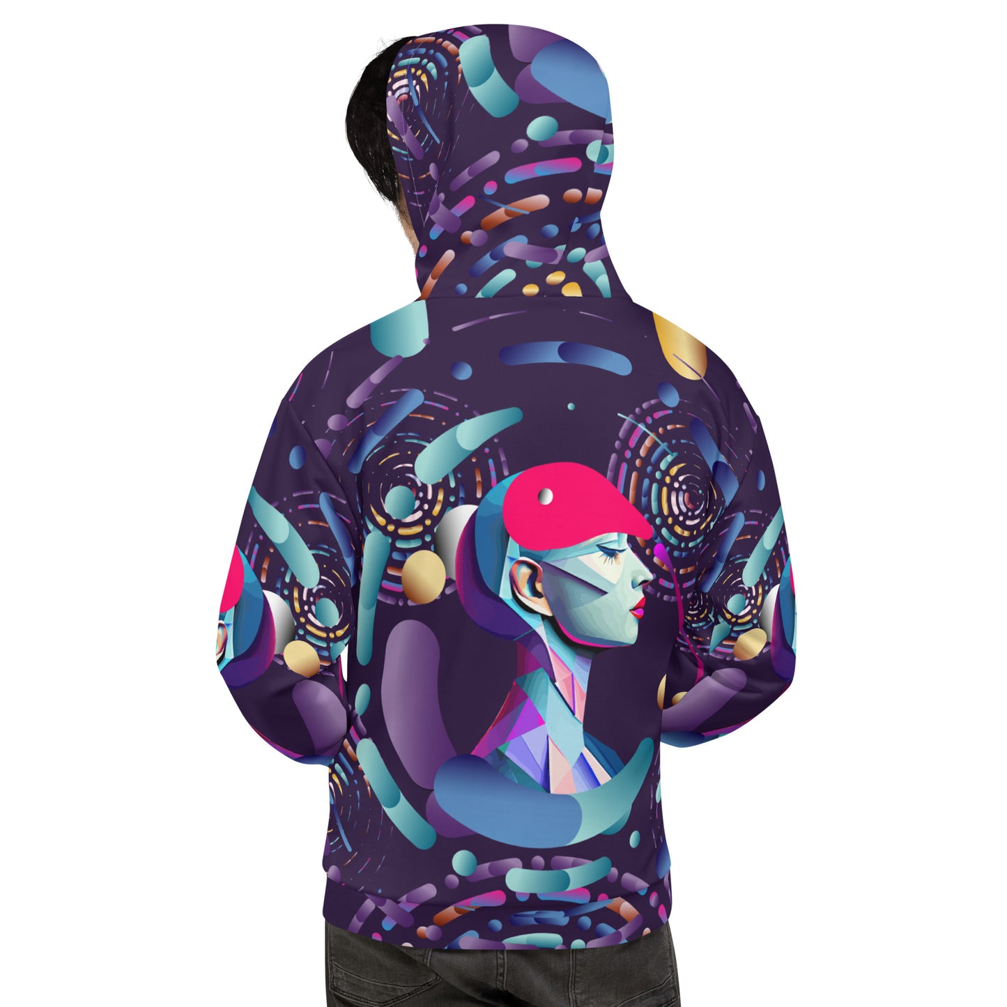 Unisex Hoodie Kukloso Abstracticon No 22 A - Free Shipping