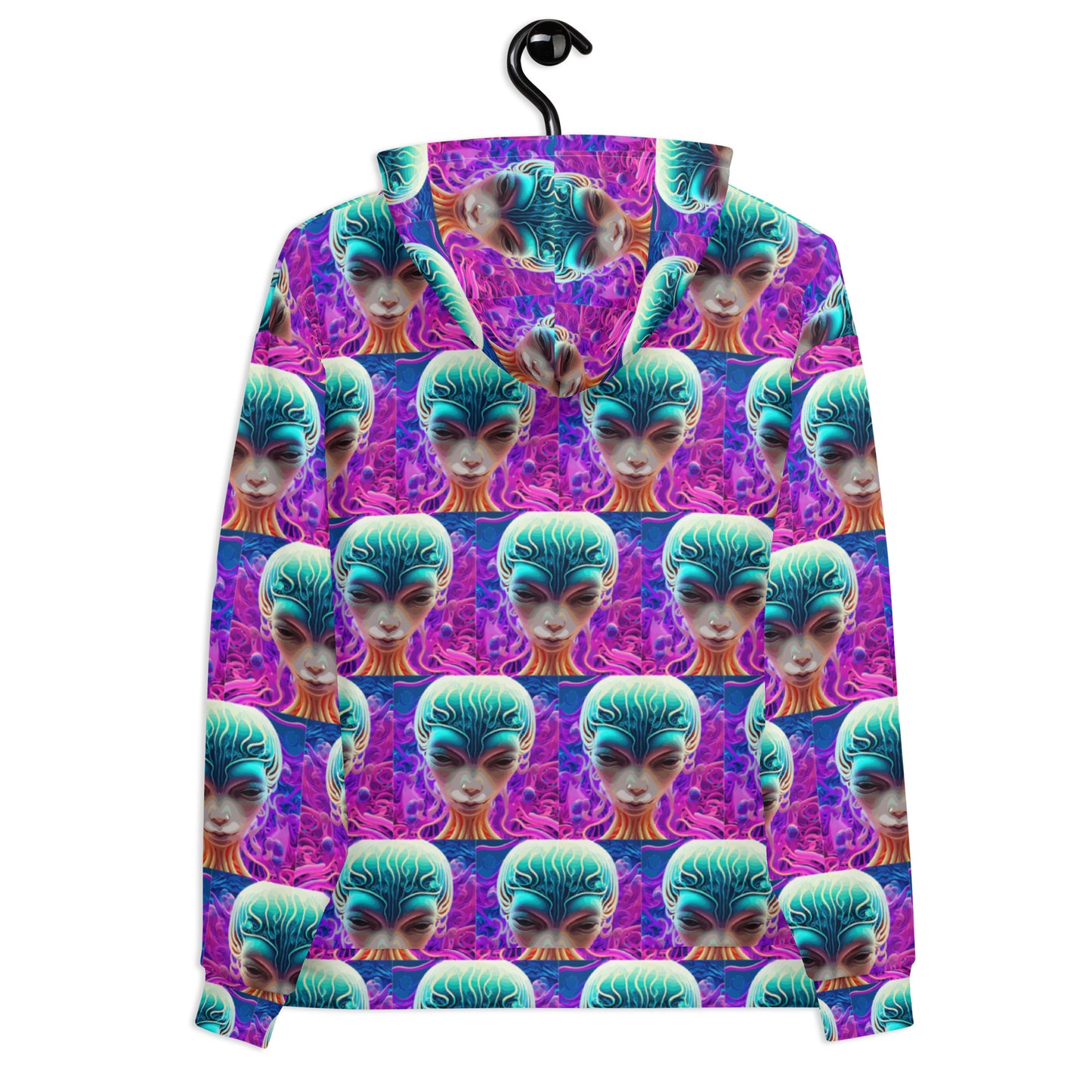 Unisex Hoodie Kukloso Space Faces No 70 - Free Shipping