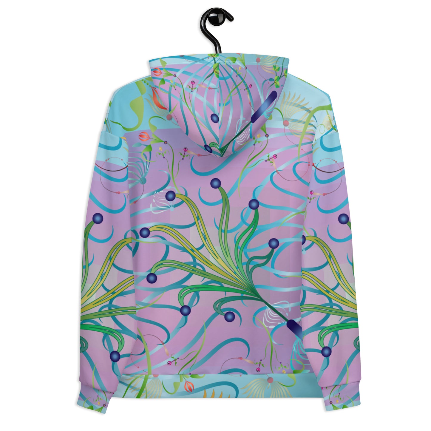 Unisex Hoodie Kukloso Melange de fleur No 80 - Free Shipping
