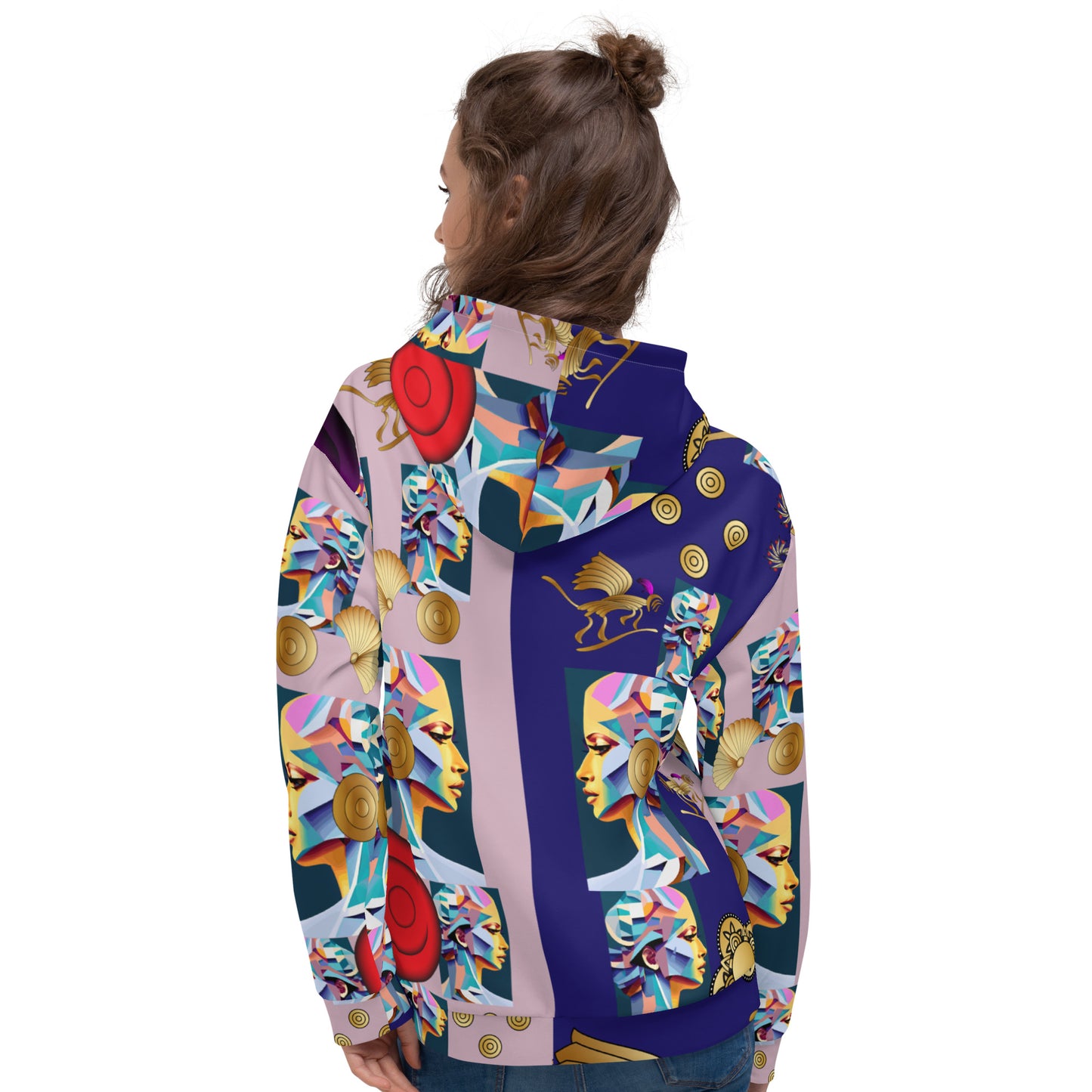 Unisex Hoodie Kukloso Melange de fleuron No 5 - Free Shipping