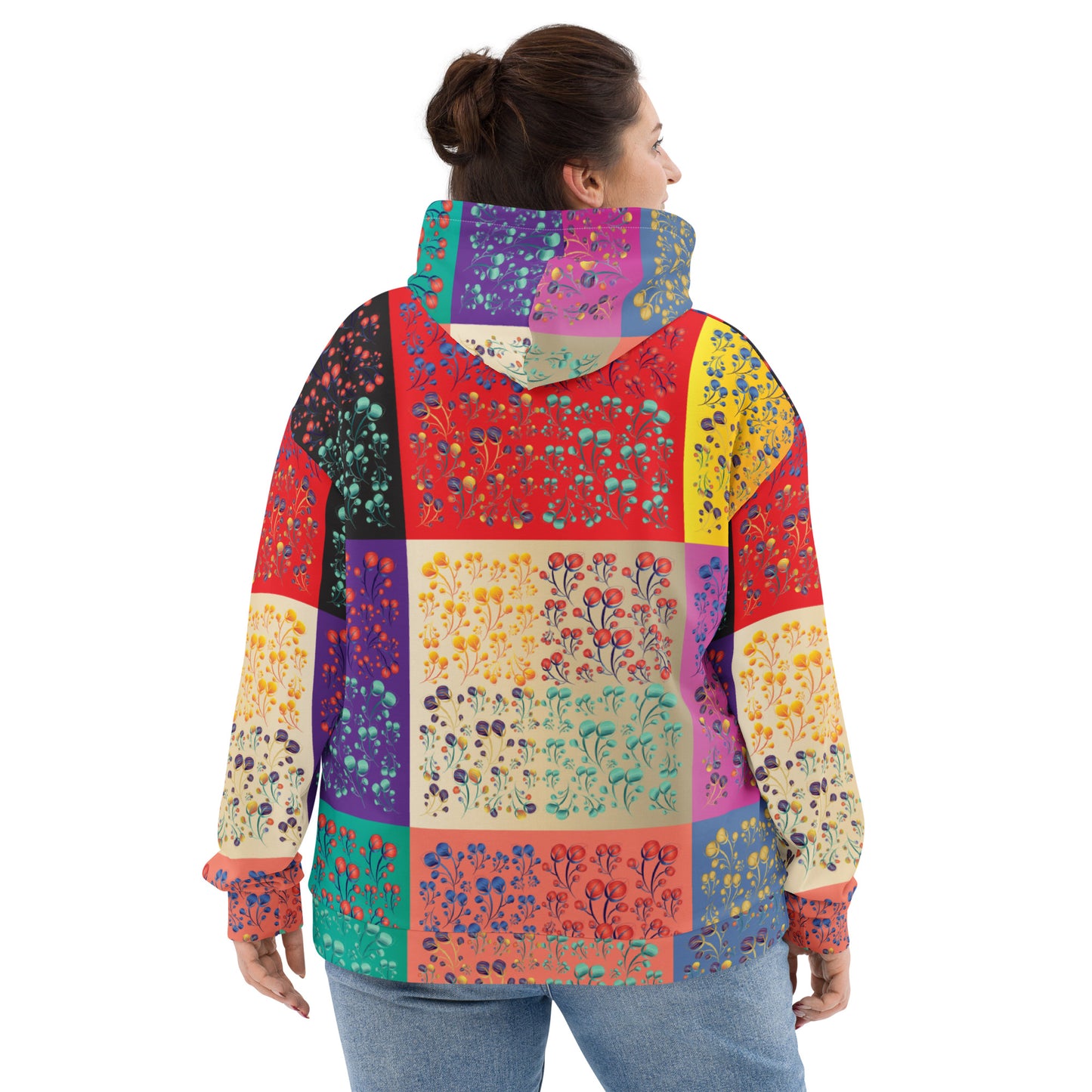 Unisex Hoodie Kukloso Melange de fleur Composite No 50 A - Free Shipping