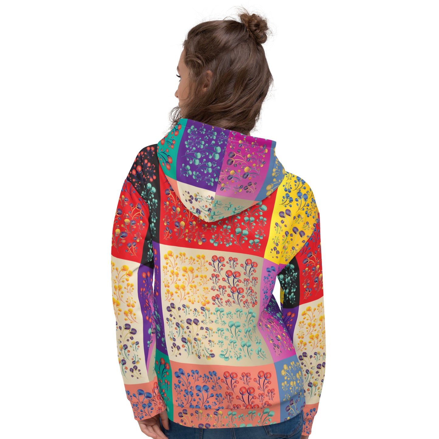 Unisex Hoodie Kukloso Melange de fleur Composite No 50 A - Free Shipping