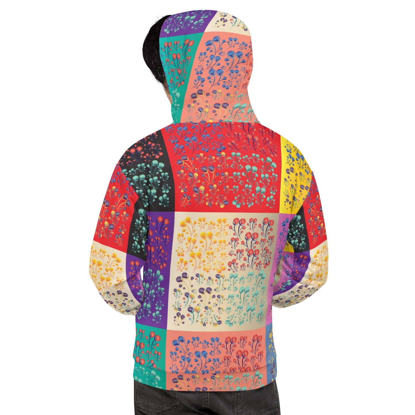 Unisex Hoodie Kukloso Melange de fleur Composite No 50 A - Free Shipping