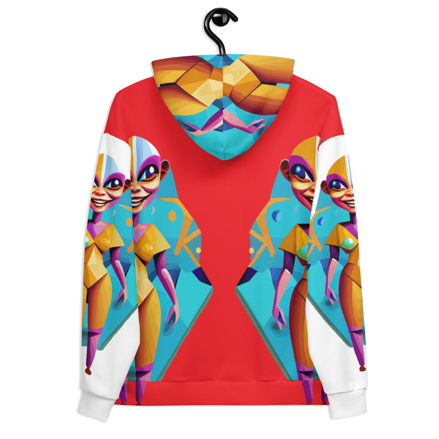 Unisex Hoodie Kukloso Space Faces No 4 - Free Shipping