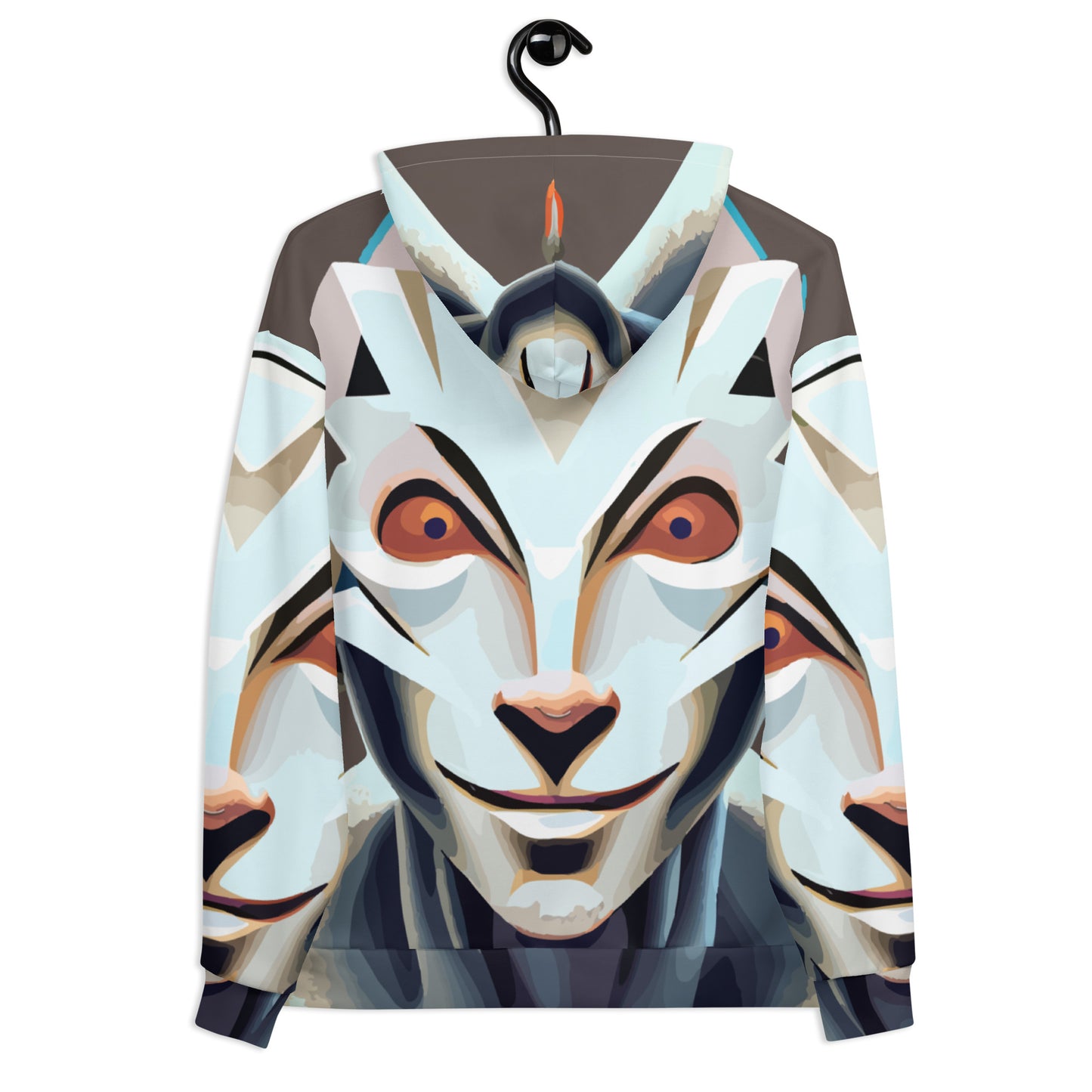 Unisex Hoodie Kukloso Space Faces No 3 - Free Shipping