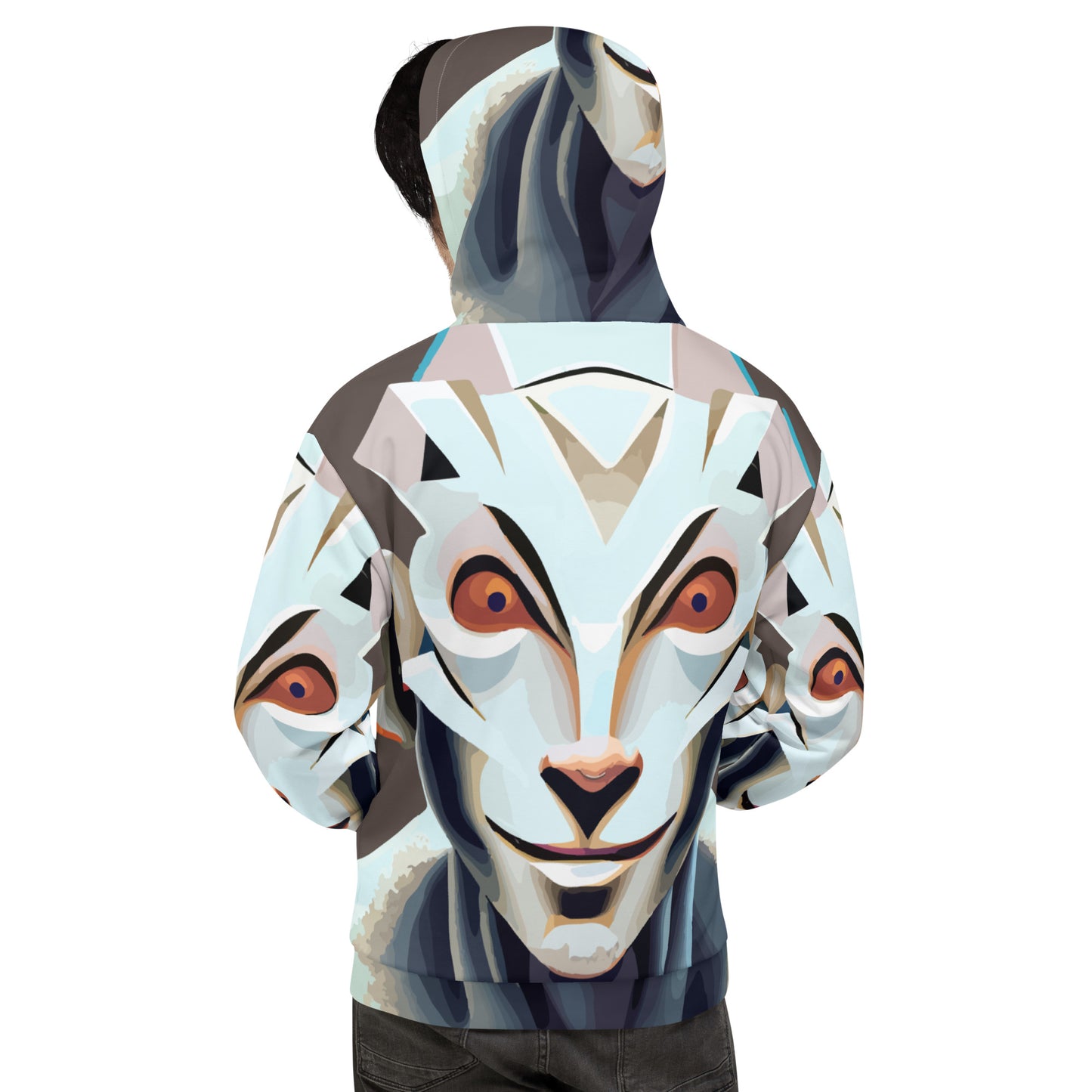 Unisex Hoodie Kukloso Space Faces No 3 - Free Shipping