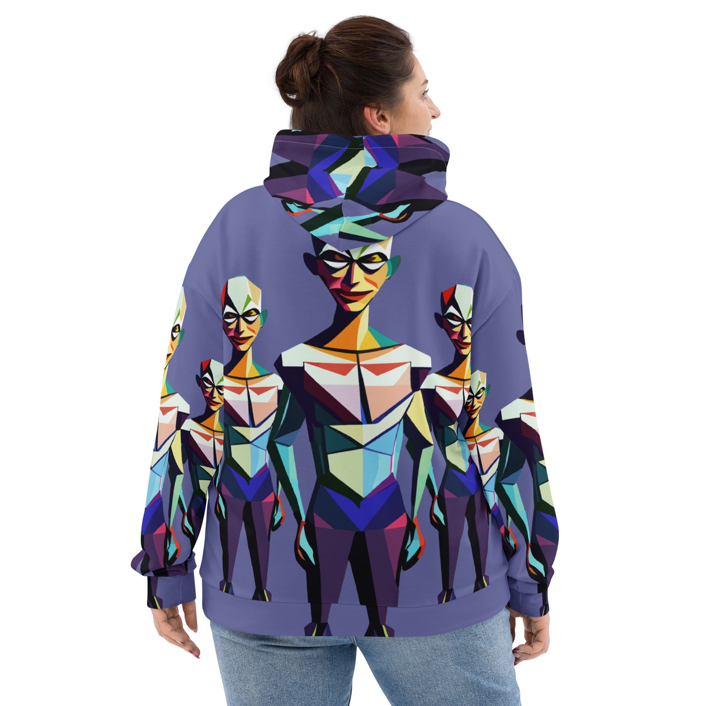 Unisex Hoodie Kukloso Space Faces No 2 - Free Shipping
