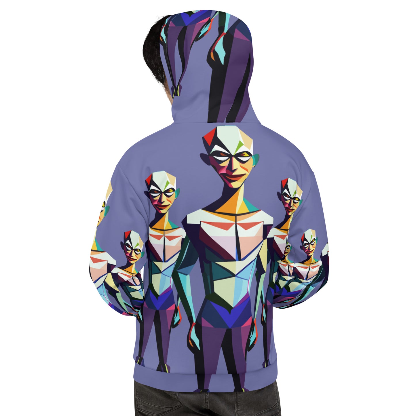 Unisex Hoodie Kukloso Space Faces No 2 - Free Shipping