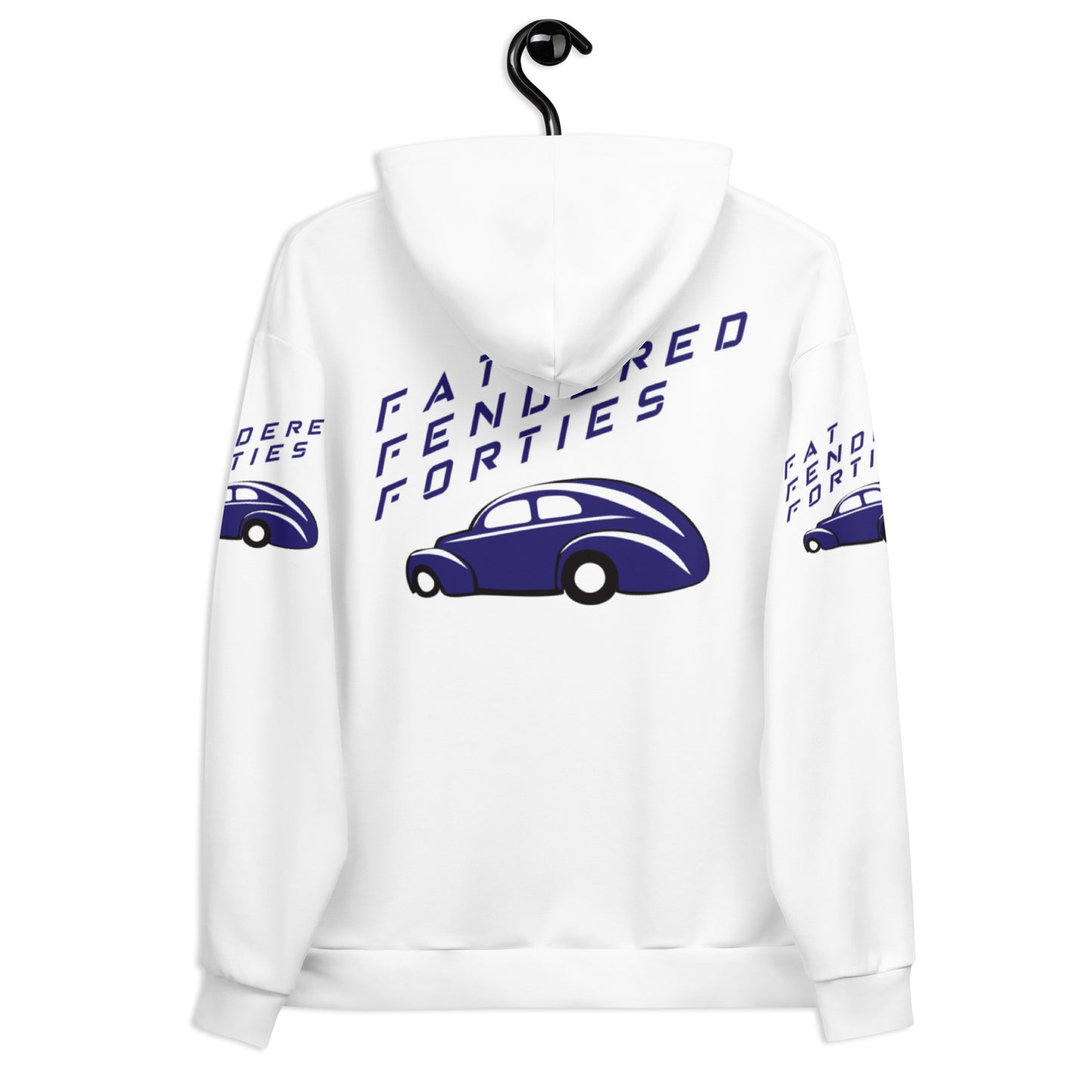 Unisex Hoodie Kukloso Fat-Fendered Forties Navy - Free Shipping