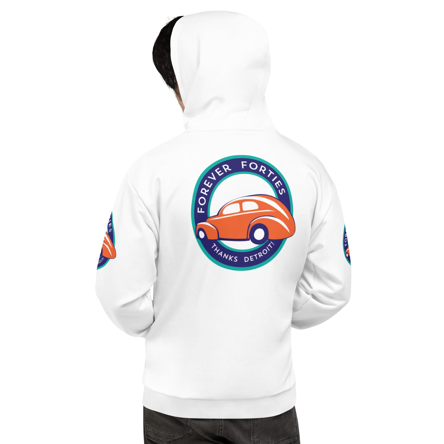 Unisex Hoodie Kukloso Forever Forties "Thanks Detroit" - Free Shipping