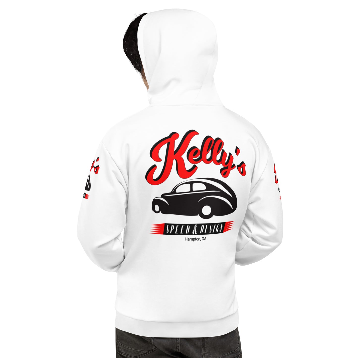 Unisex Hoodie ukloso Kelly's Speed & Design - Free Shipping