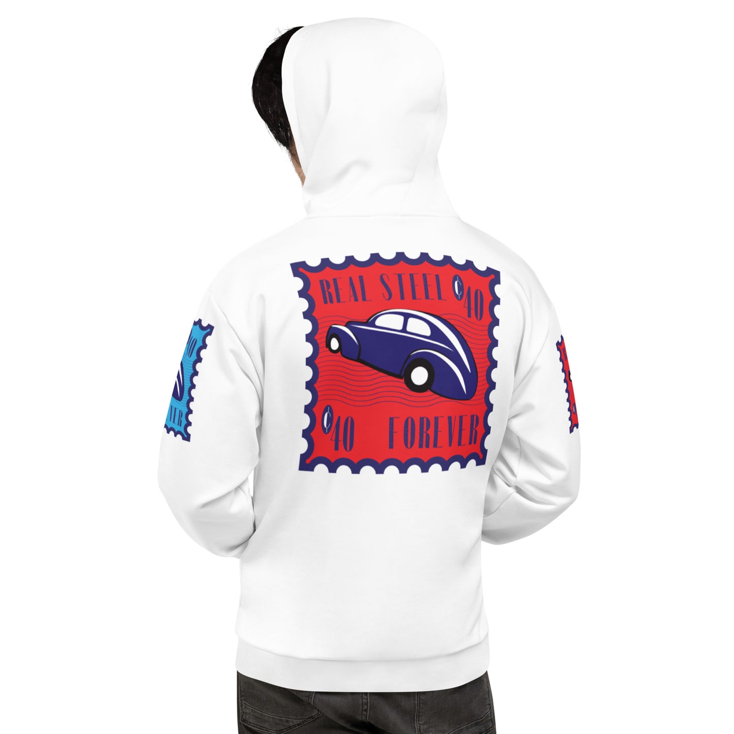 Unisex Hoodie Kukloso Real Steel Navy - Free Shipping