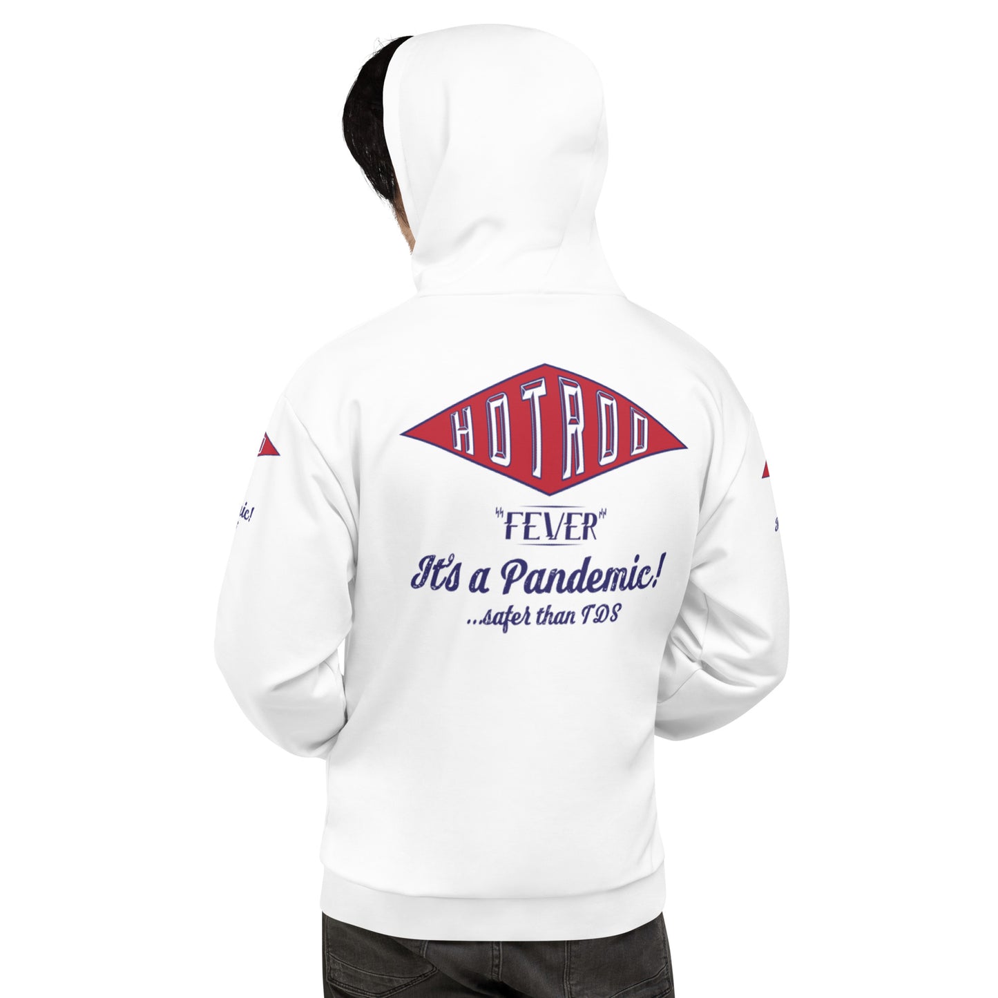 Unisex Hoodie Kukloso Hot Rod Fever "it's a Pandemic" - Free Shipping