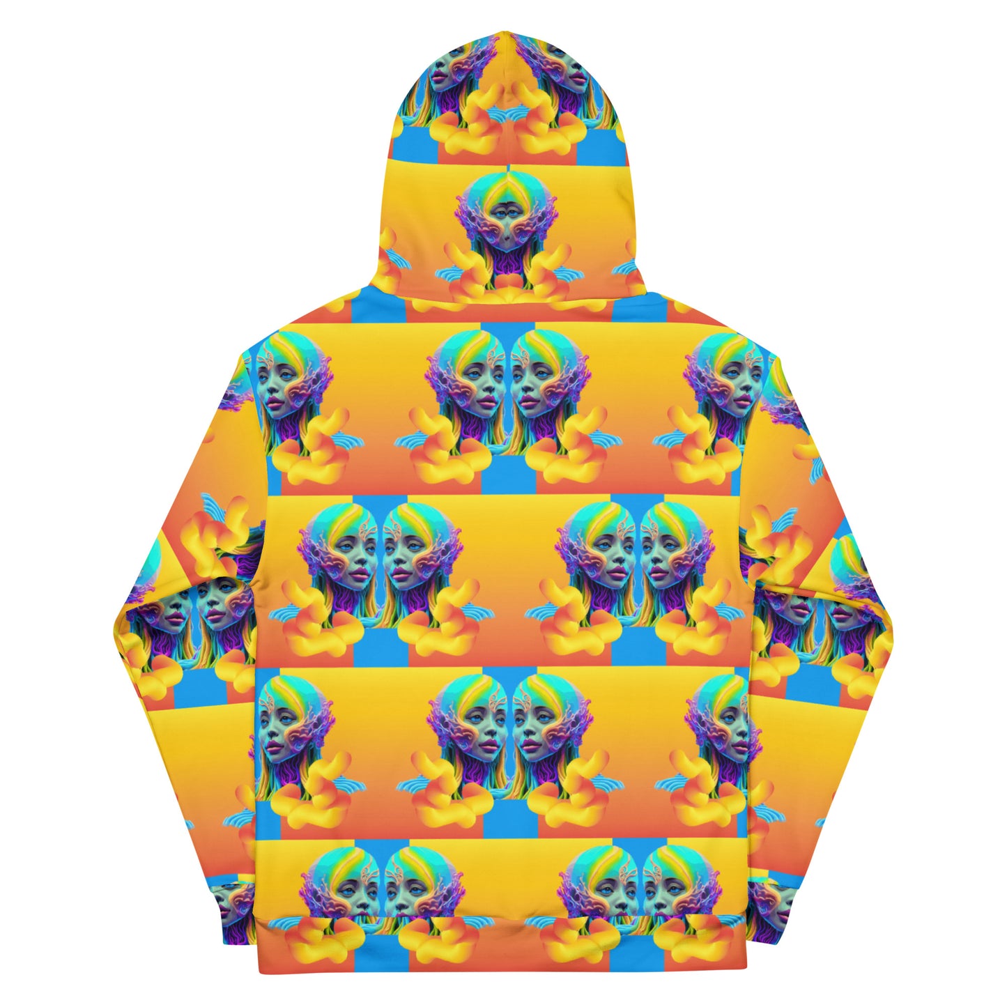 Unisex Hoodie Kukloso Space Faces No 17 - Free Shipping