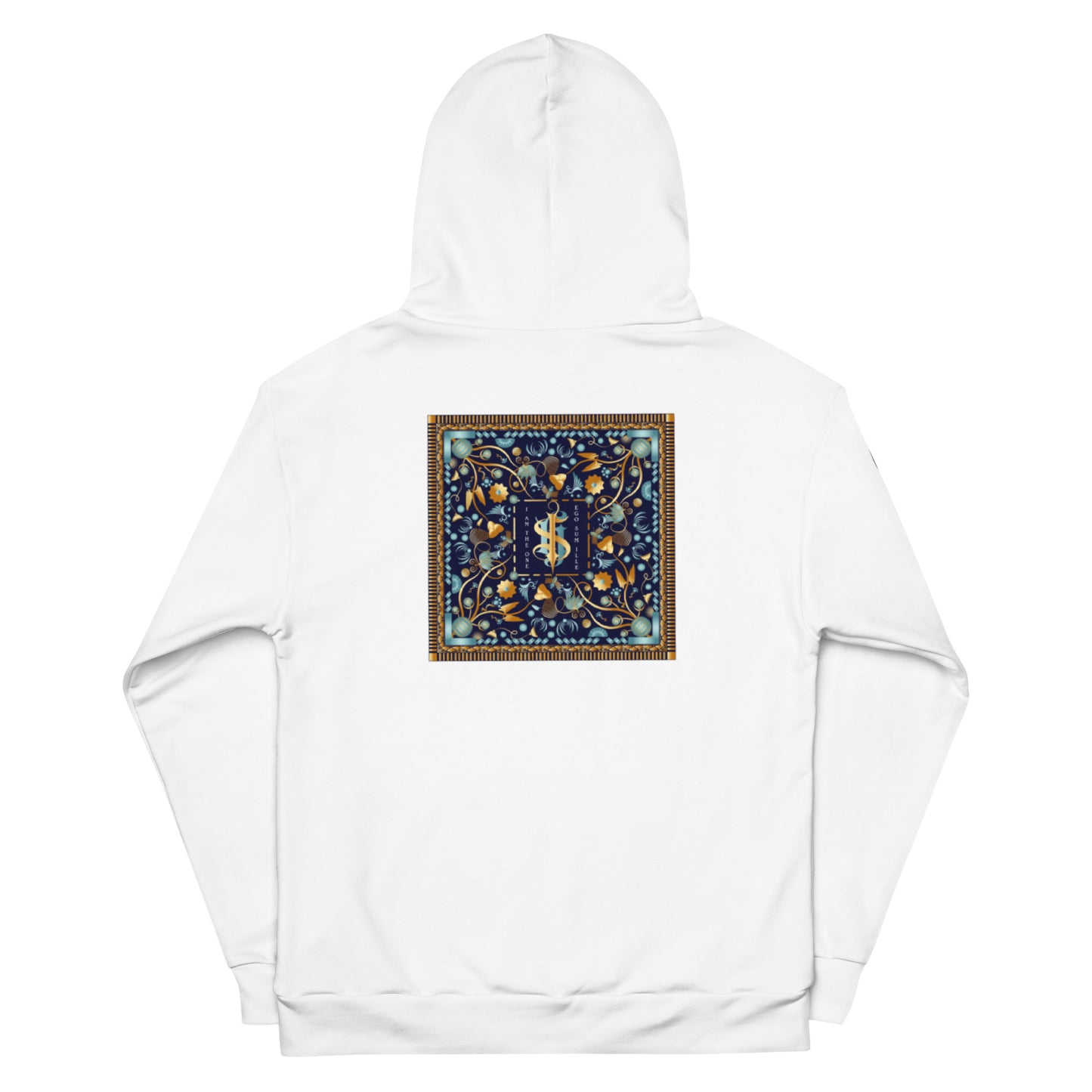 Unisex Hoodie Kukloso ISH Christogram I Am The One on White - Free Shipping