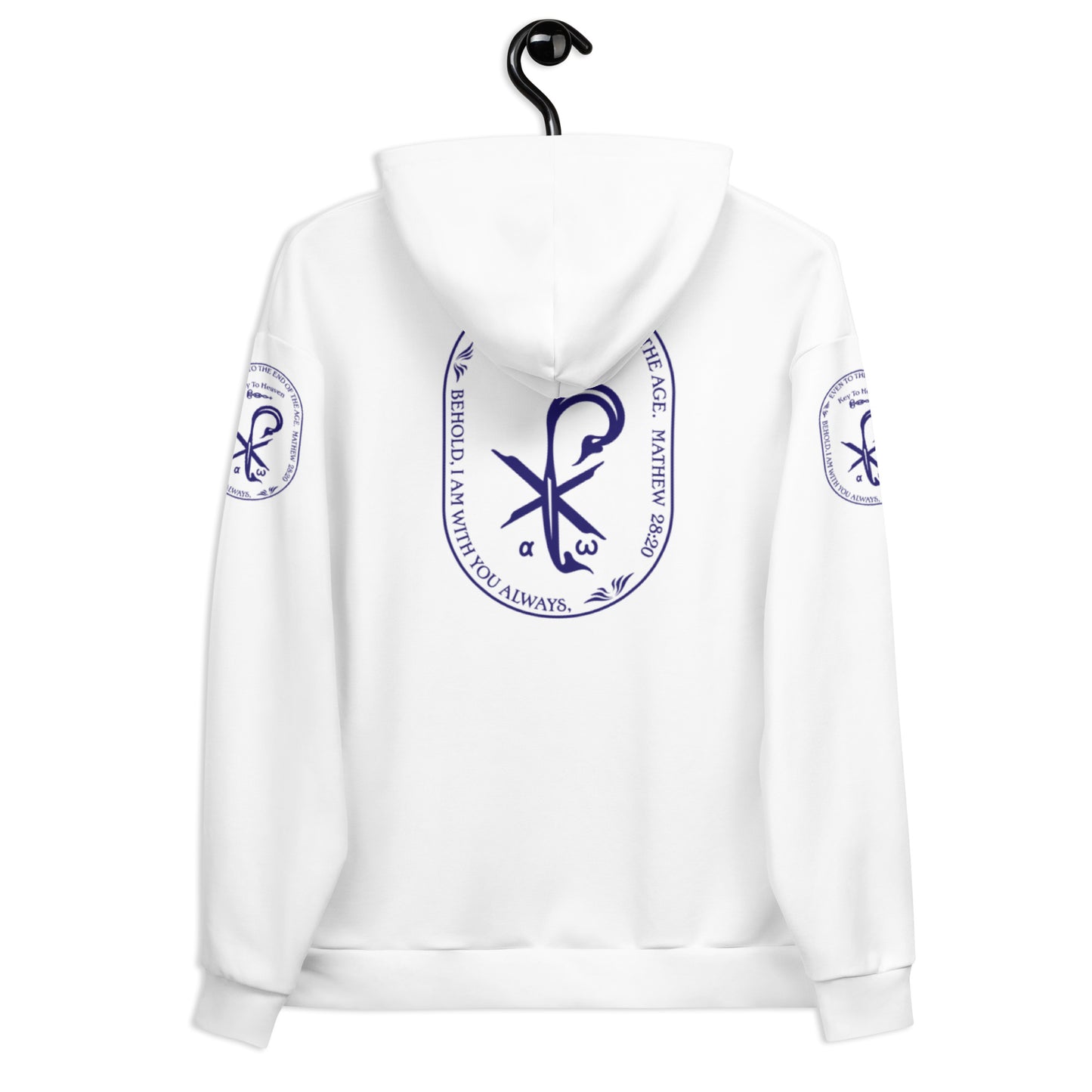 Unisex Hoodie Kukloso Matthew 28:20 White - Free Shipping