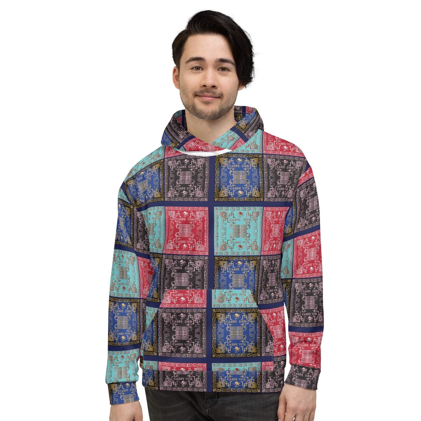 Unisex Hoodie Kukloso Greek Border No 50 No 1 - Free Shipping