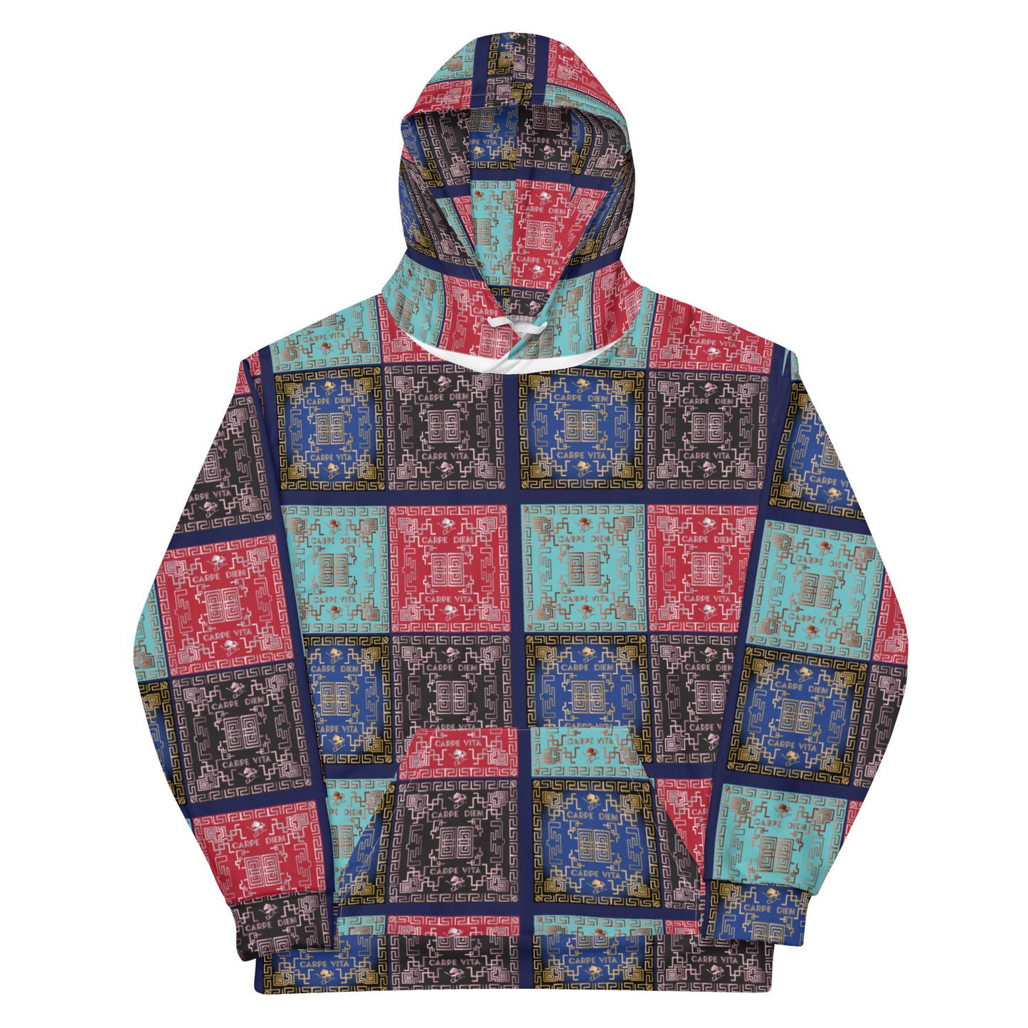 Unisex Hoodie Kukloso Greek Border No 50 No 1 - Free Shipping