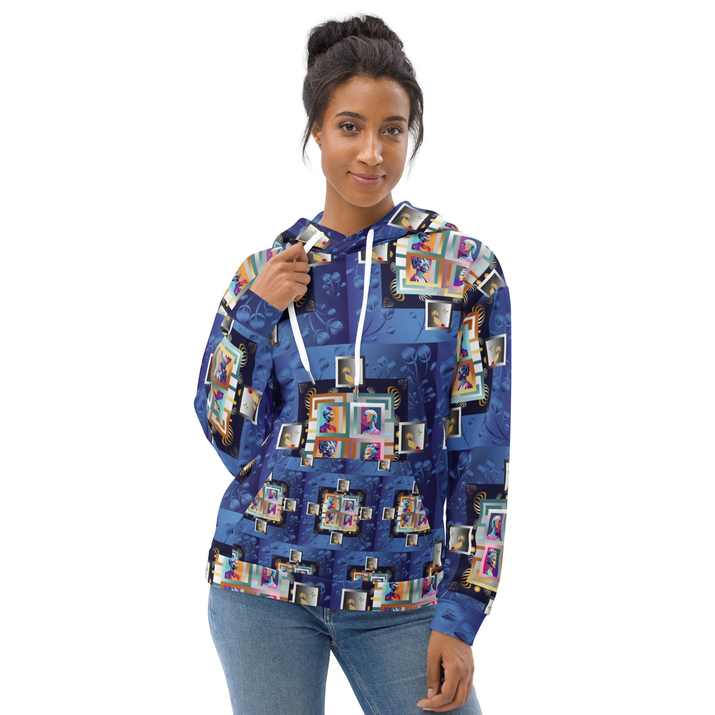 Unisex Hoodie Kukloso Four Ladies Collage - Free Shipping