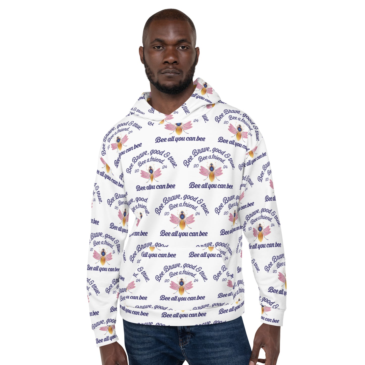 Unisex Hoodie Kukloso Bee Brave Good & True - free Shipping